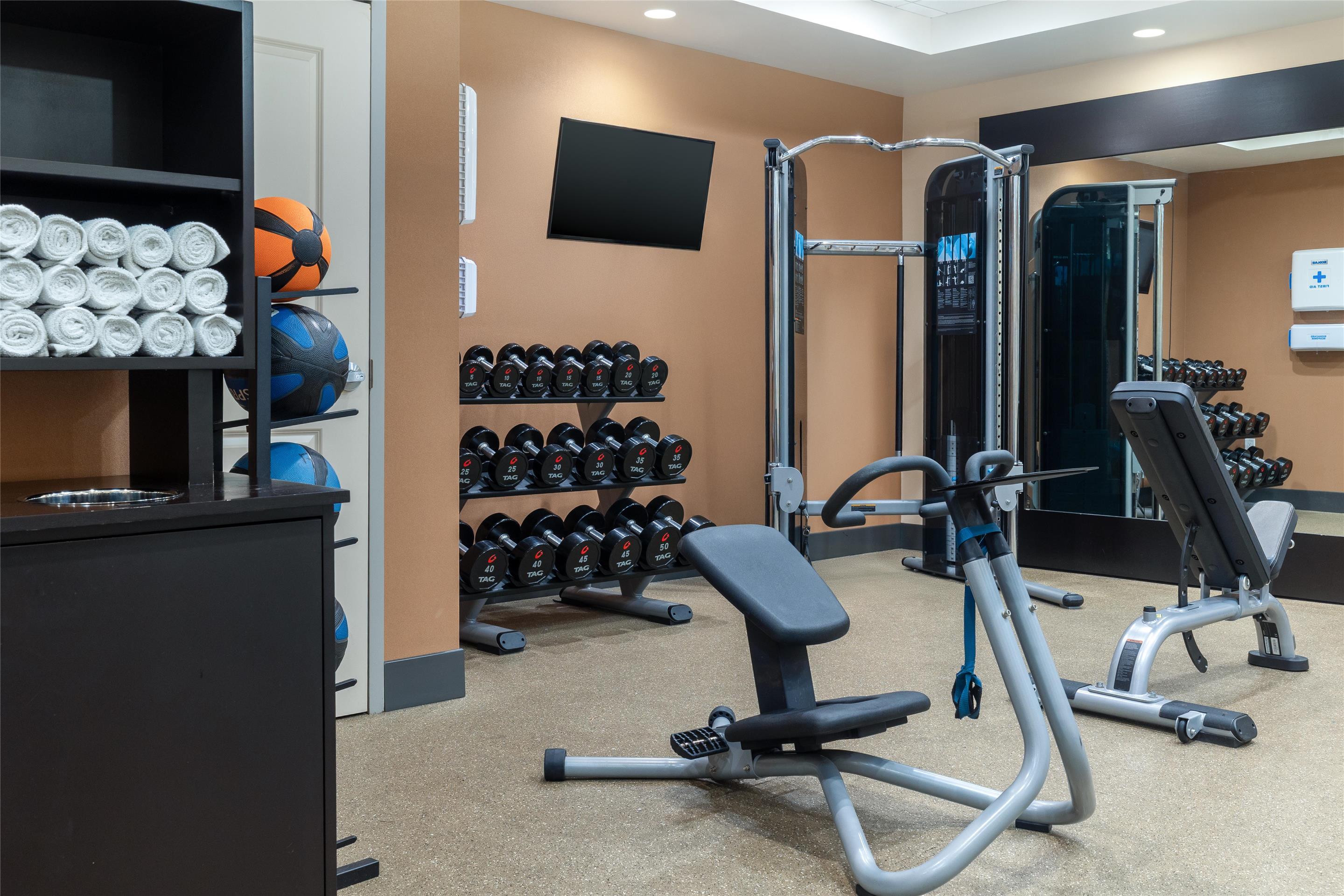 Health club fitness center gym | Homewood Suites by Hilton Wauwatosa Milwaukee