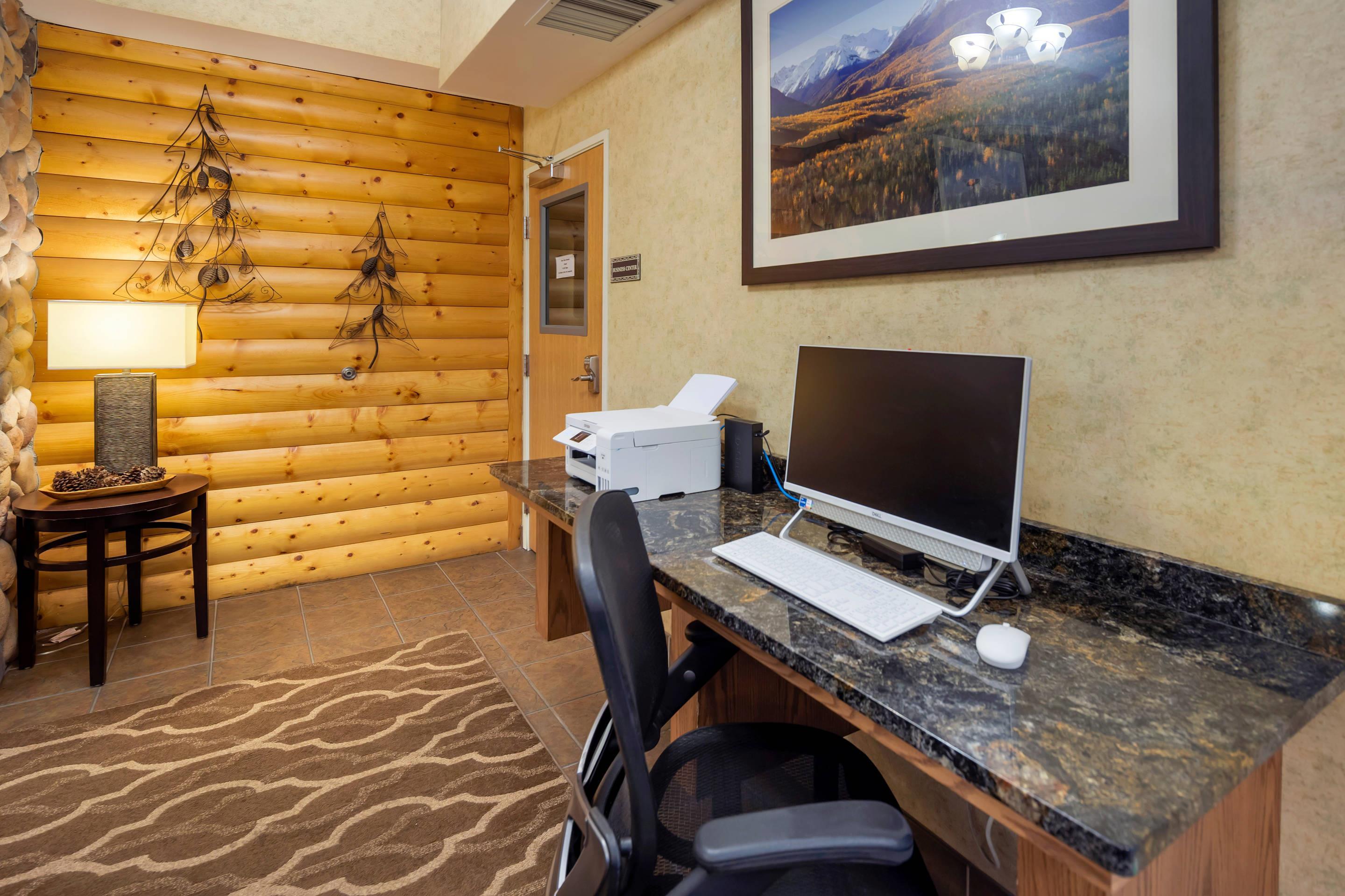 Business center | Comfort Suites Anchorage International Airport