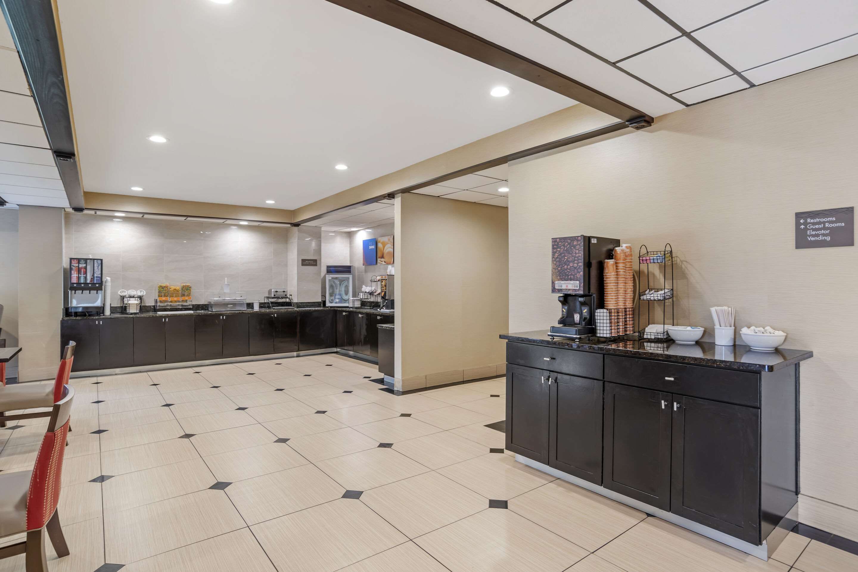 Breakfast area
