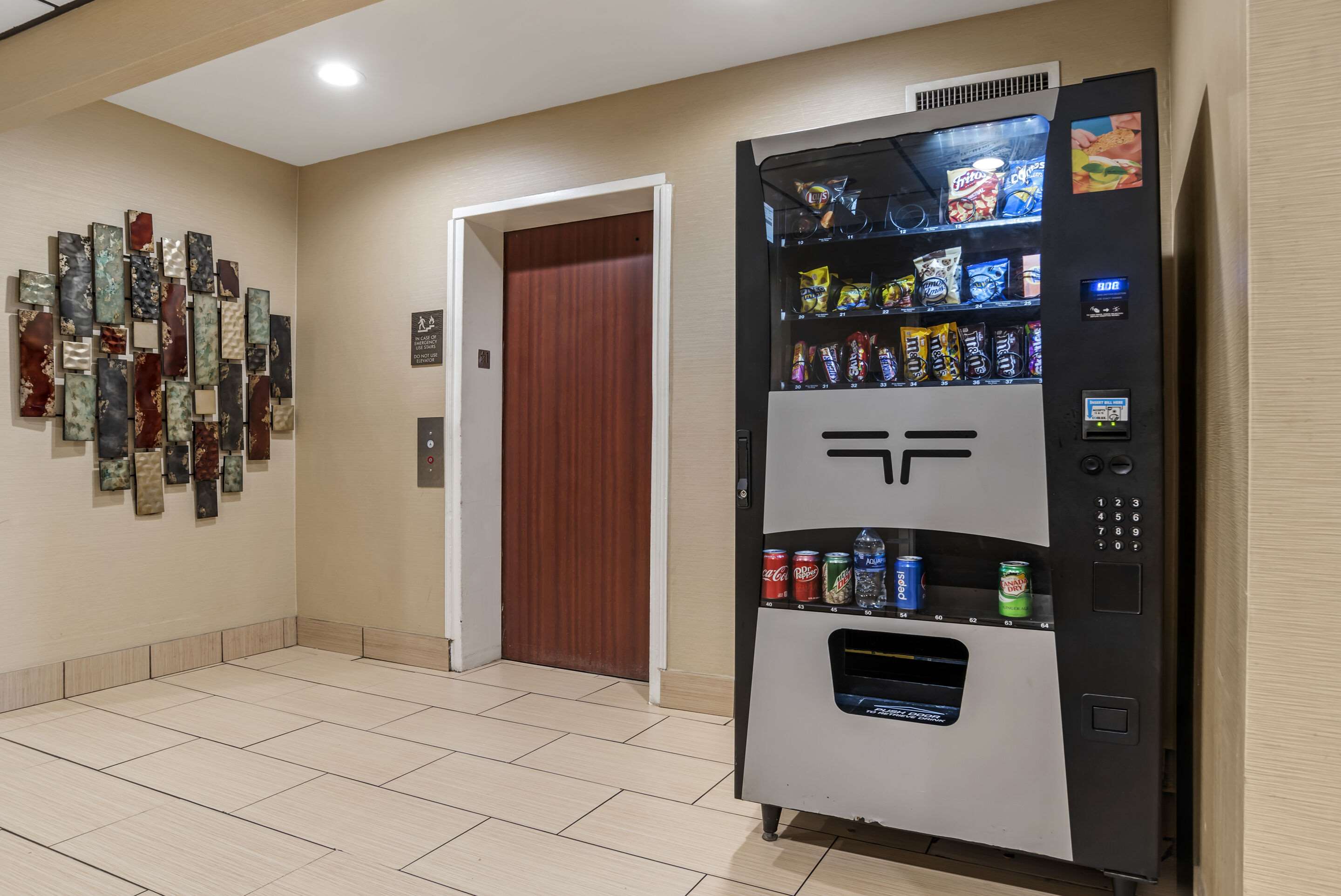Hotel vending area
