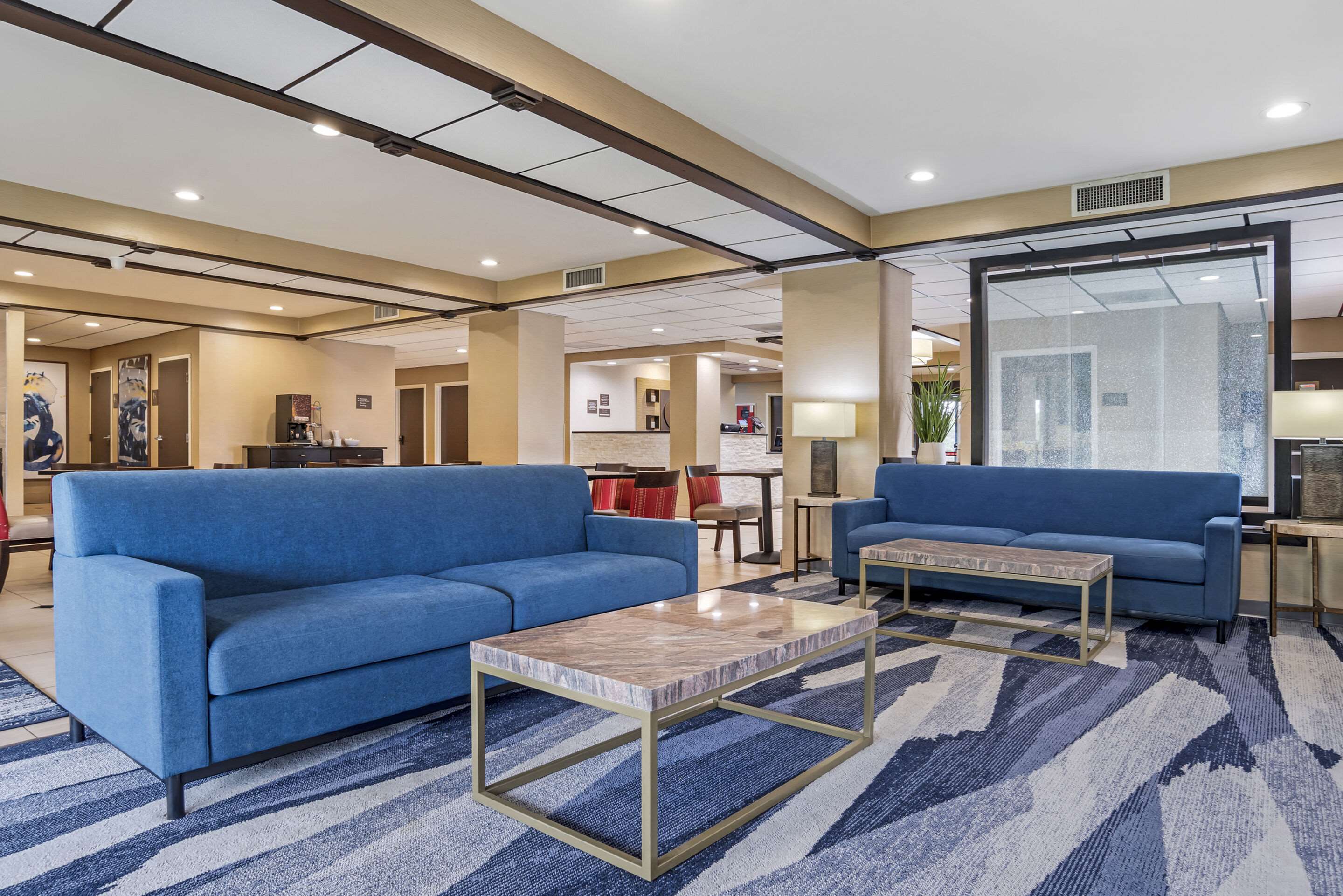 Lobby with sitting area