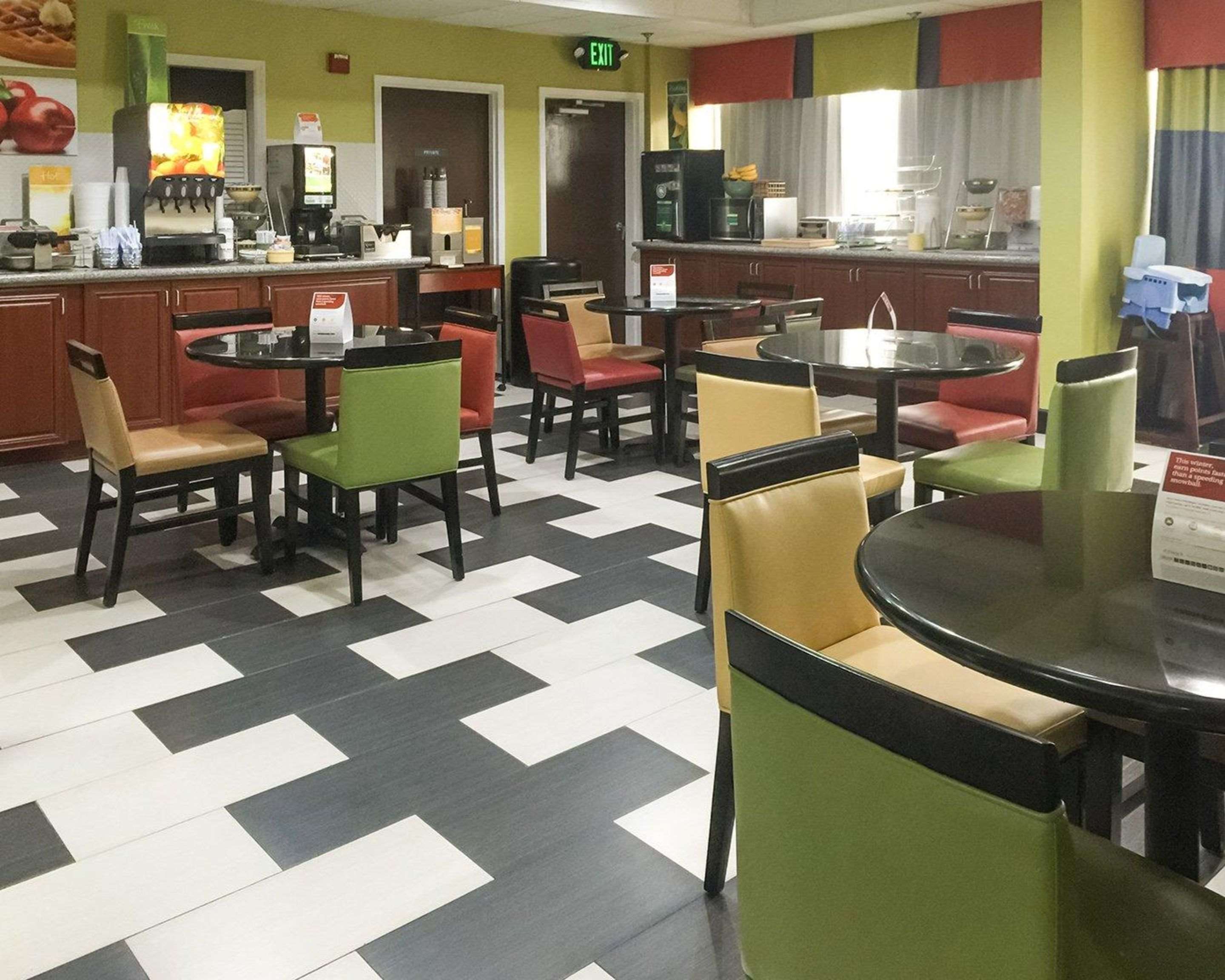 Spacious breakfast area