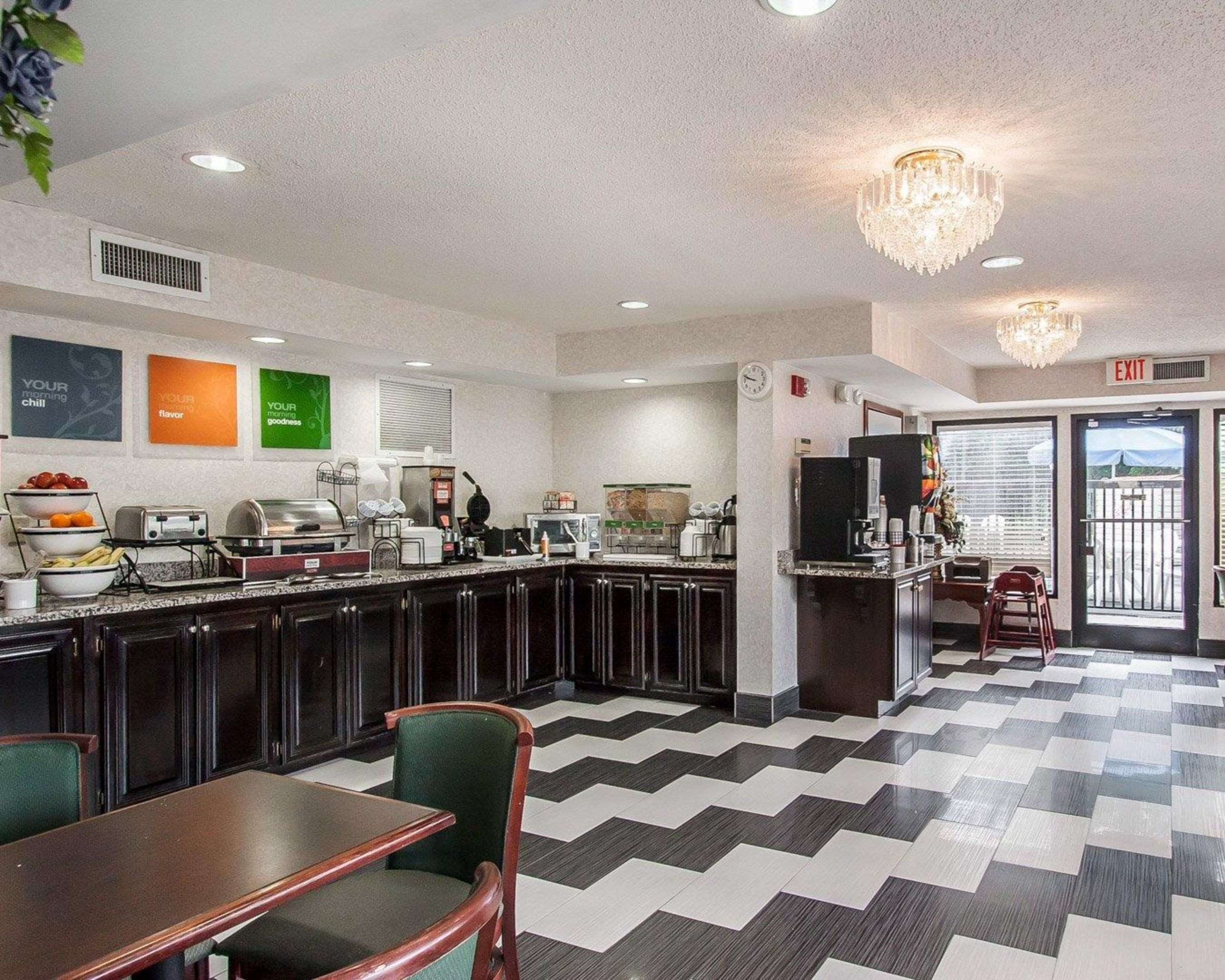 Enjoy breakfast in this seating area