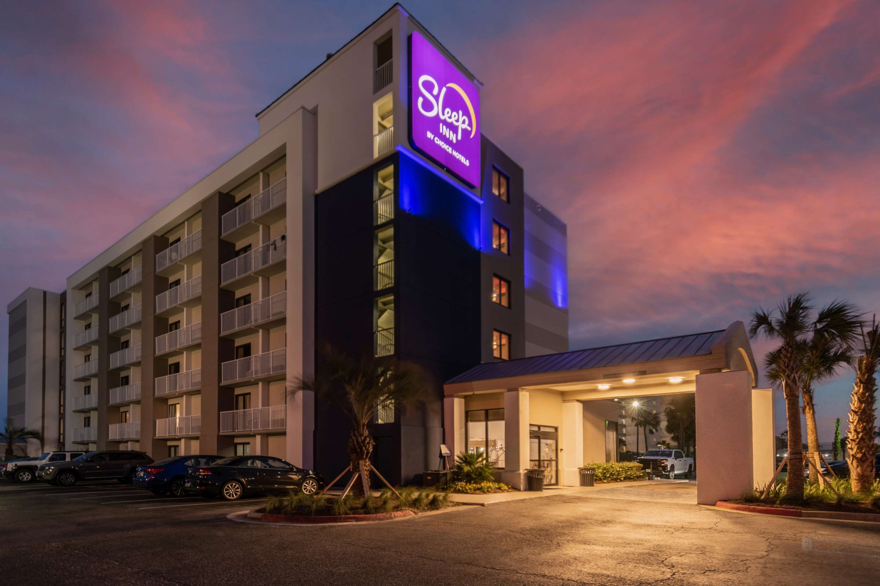 Hotel at night