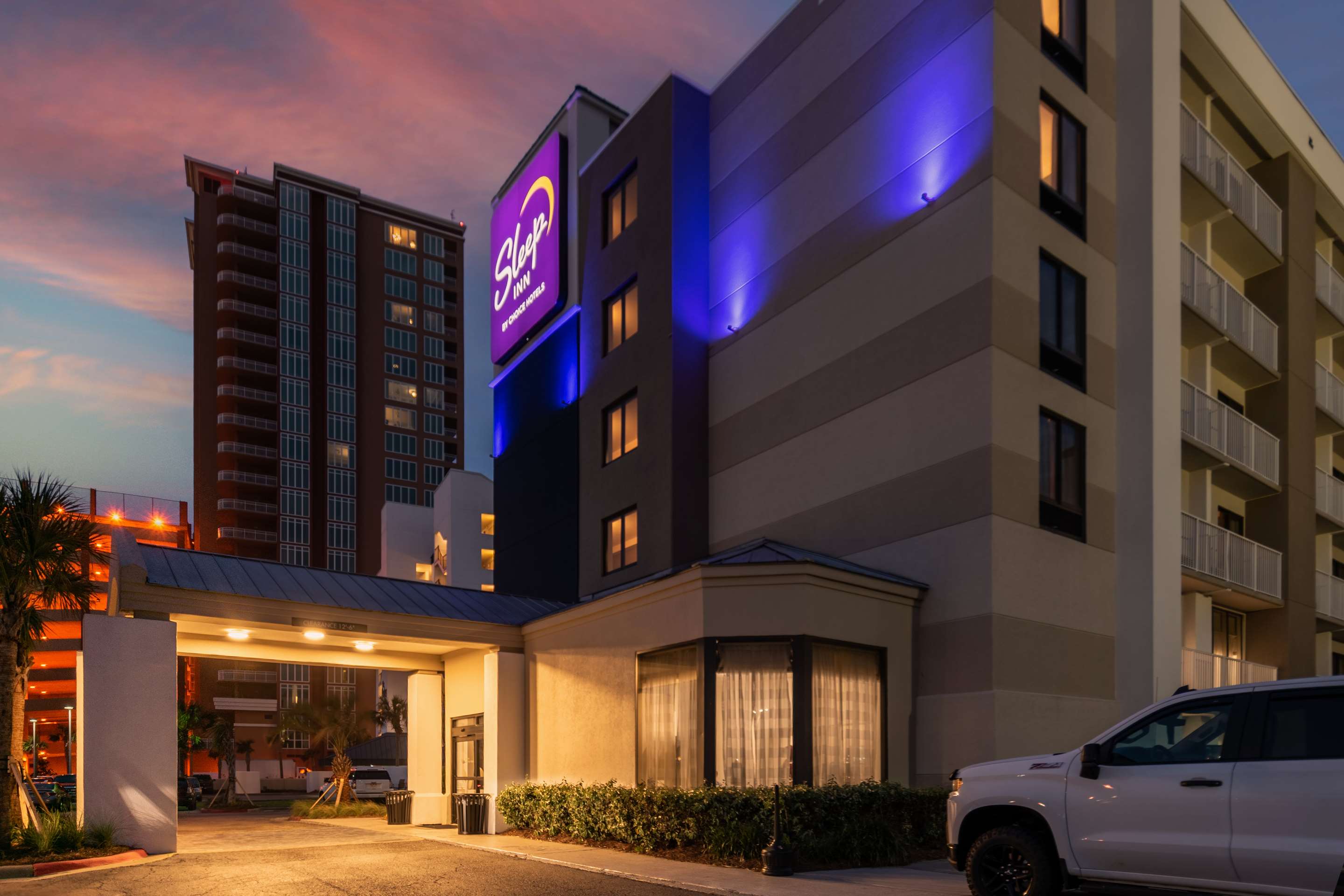 Hotel at night