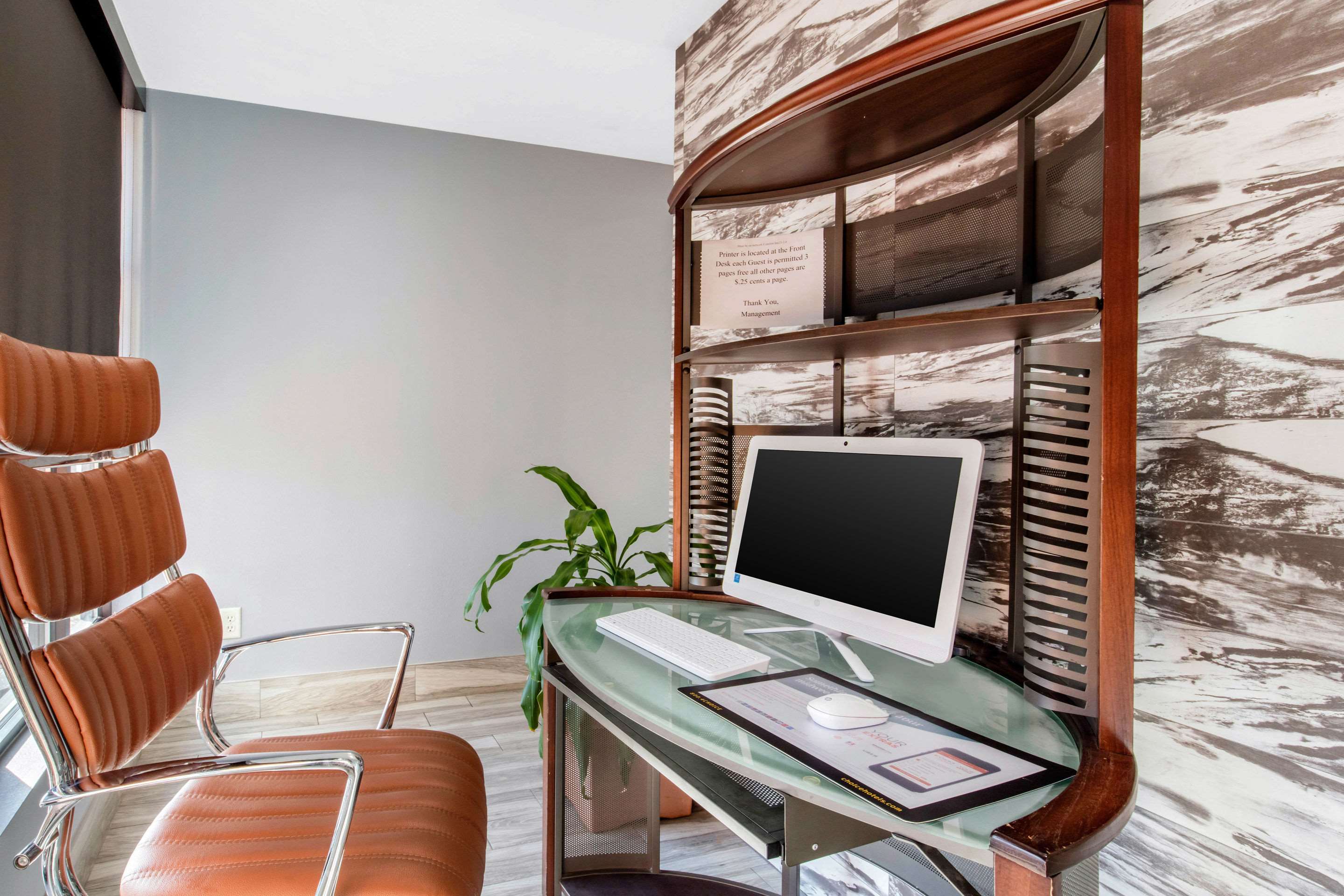 Business center | Quality Inn & Suites Montgomery East Carmichael Rd
