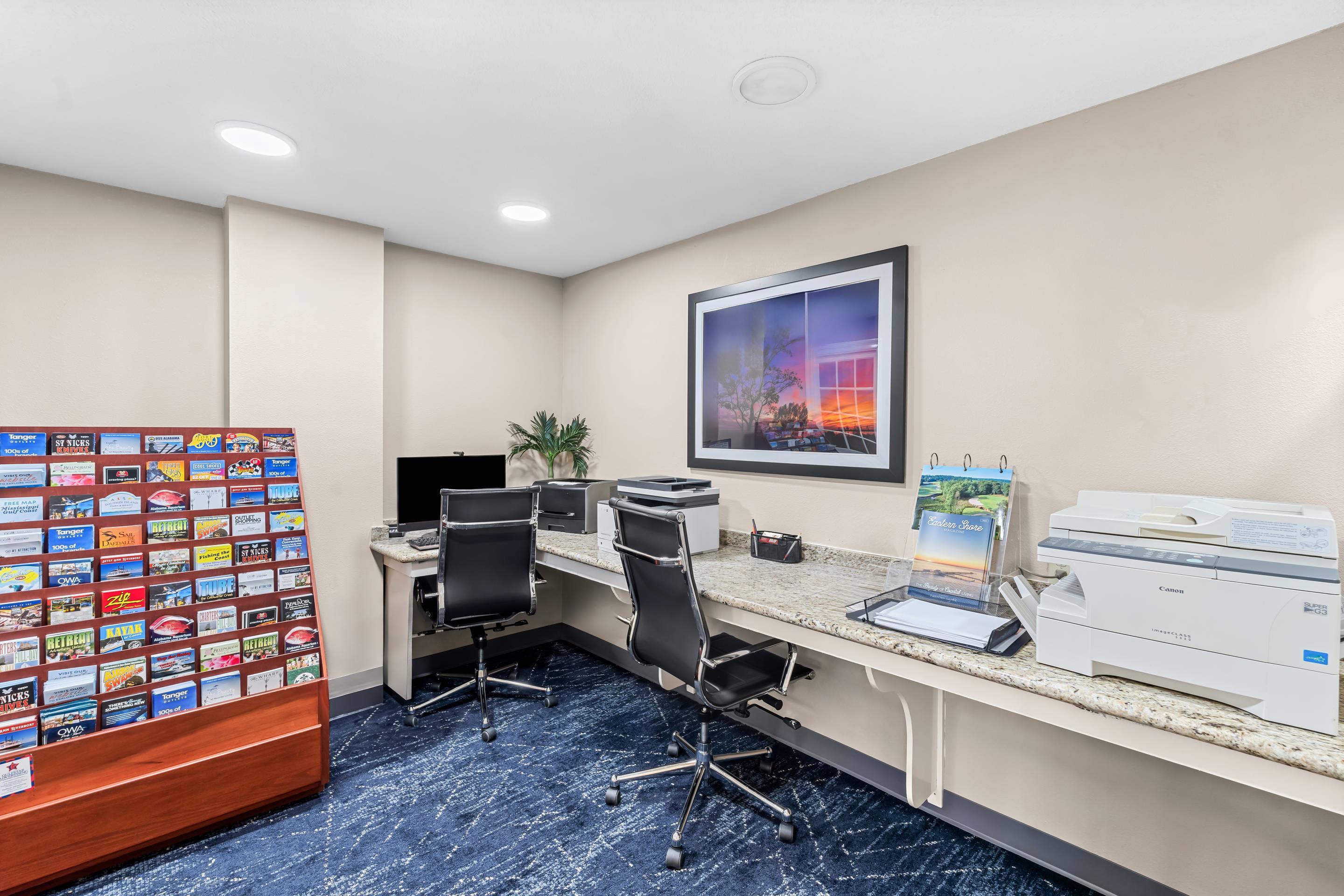 Computer in the lobby | Comfort Suites Mobile East Bay