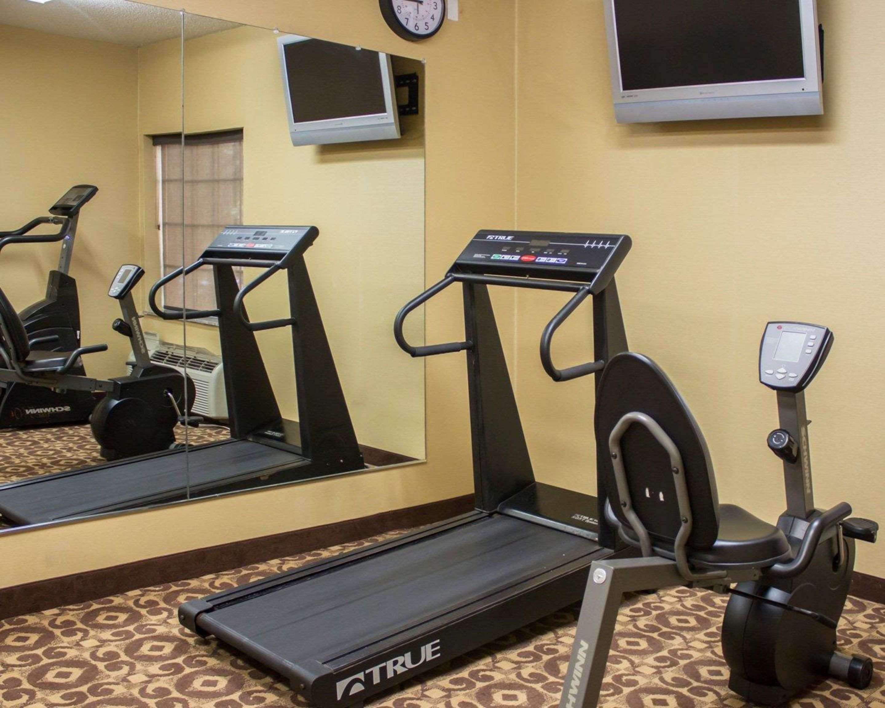 Exercise room with cardio equipment and weights | Comfort Inn & Suites Trussville I-59 exit 141