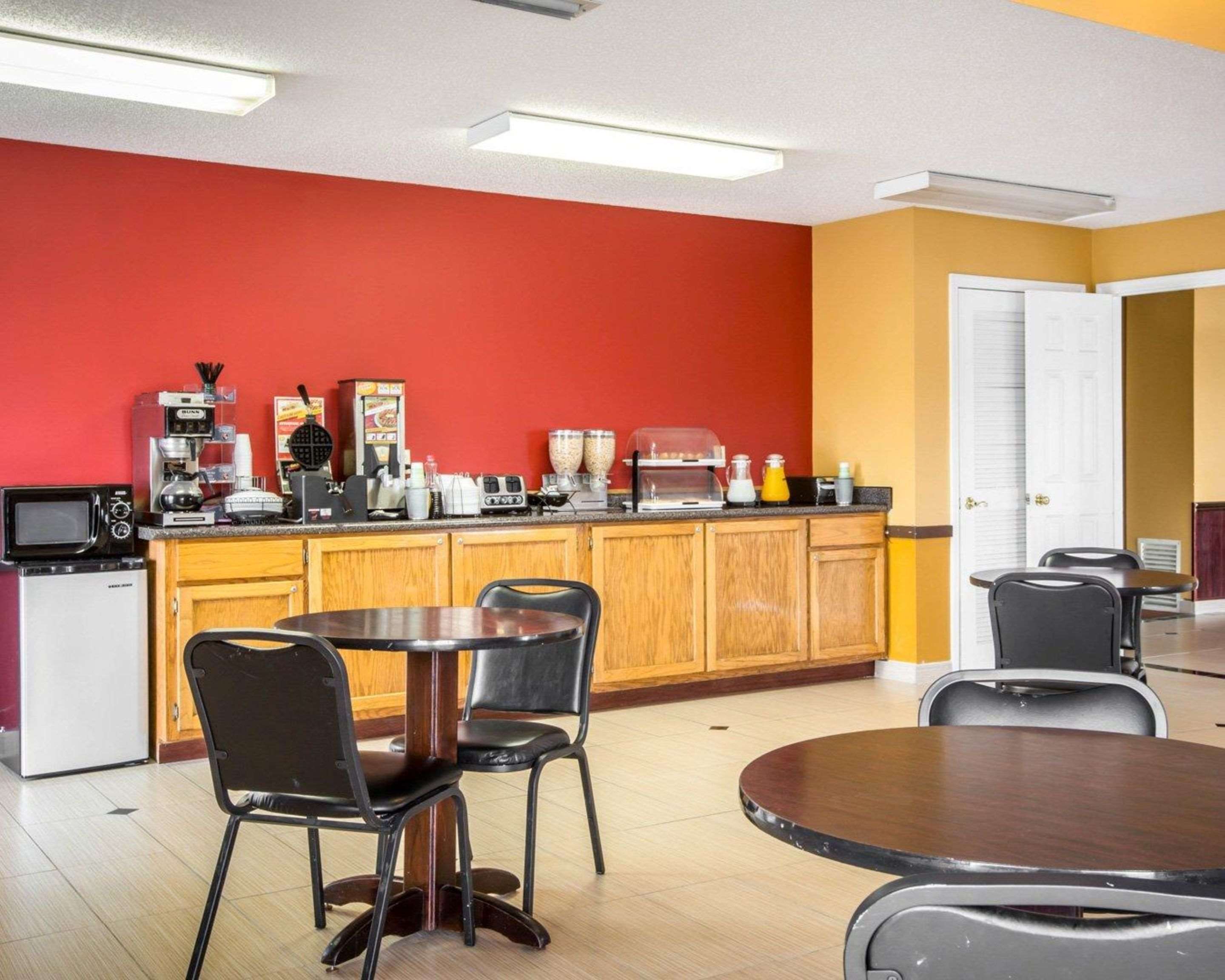 Spacious breakfast area