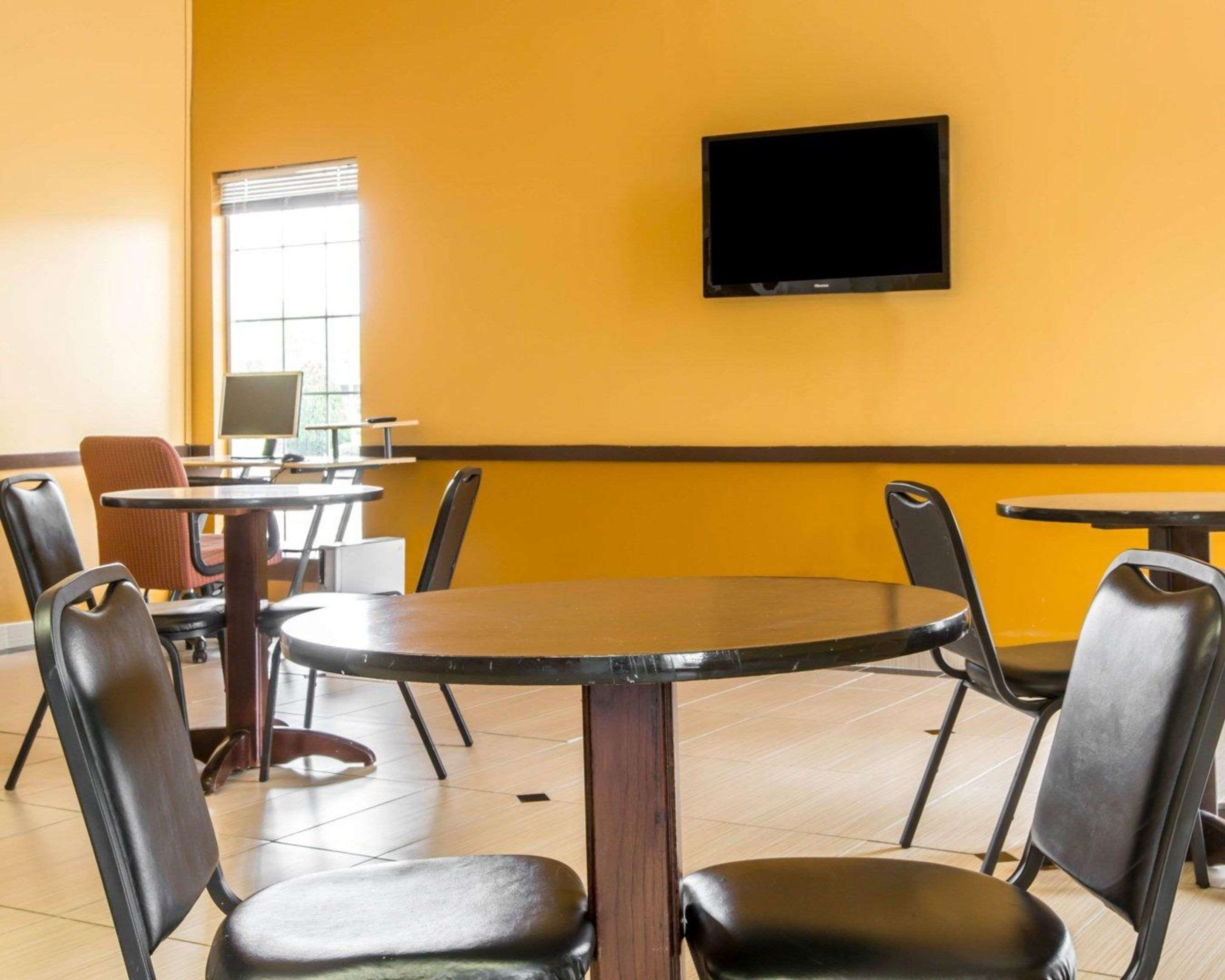Enjoy breakfast in this seating area