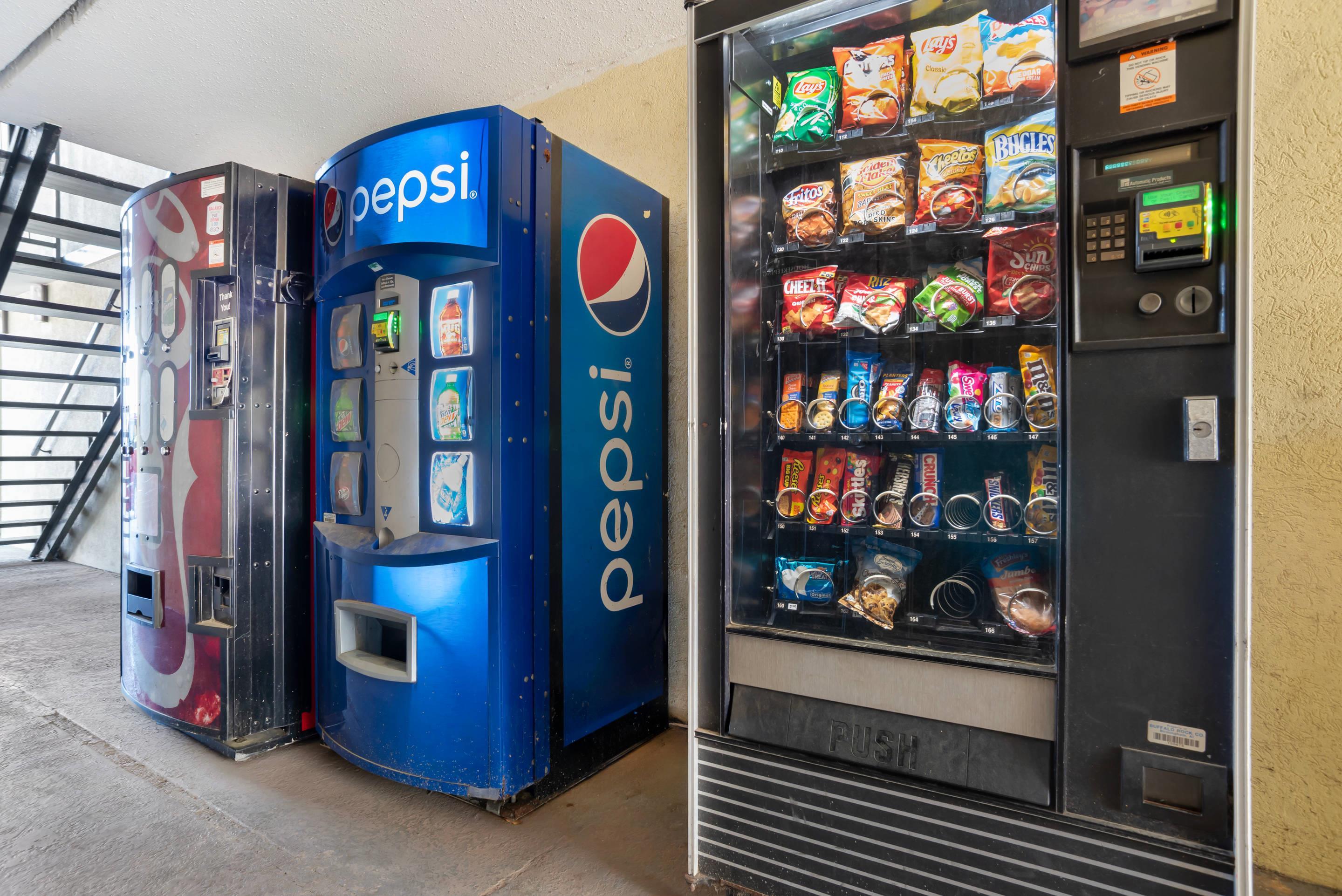 Hotel vending area