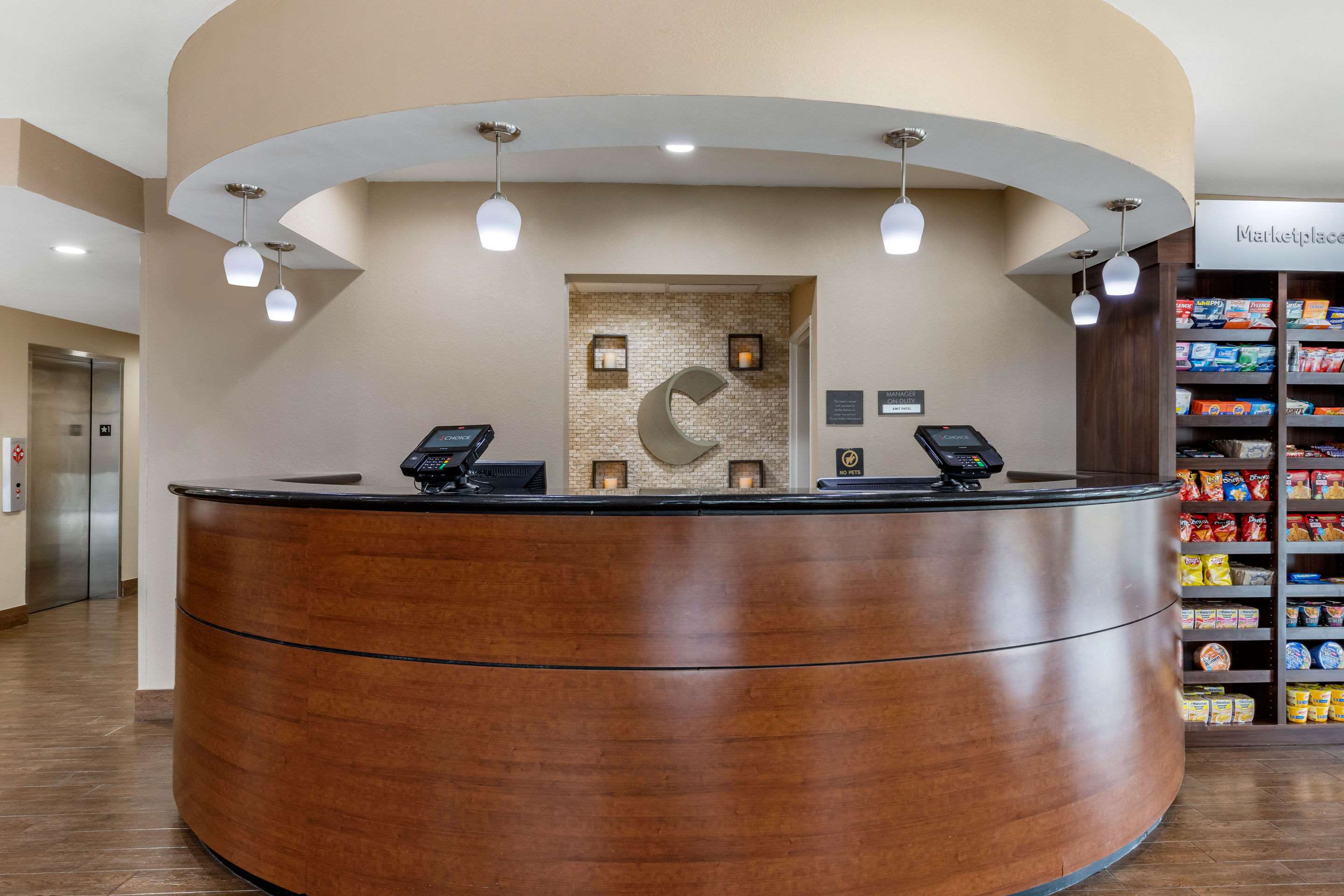 Front desk