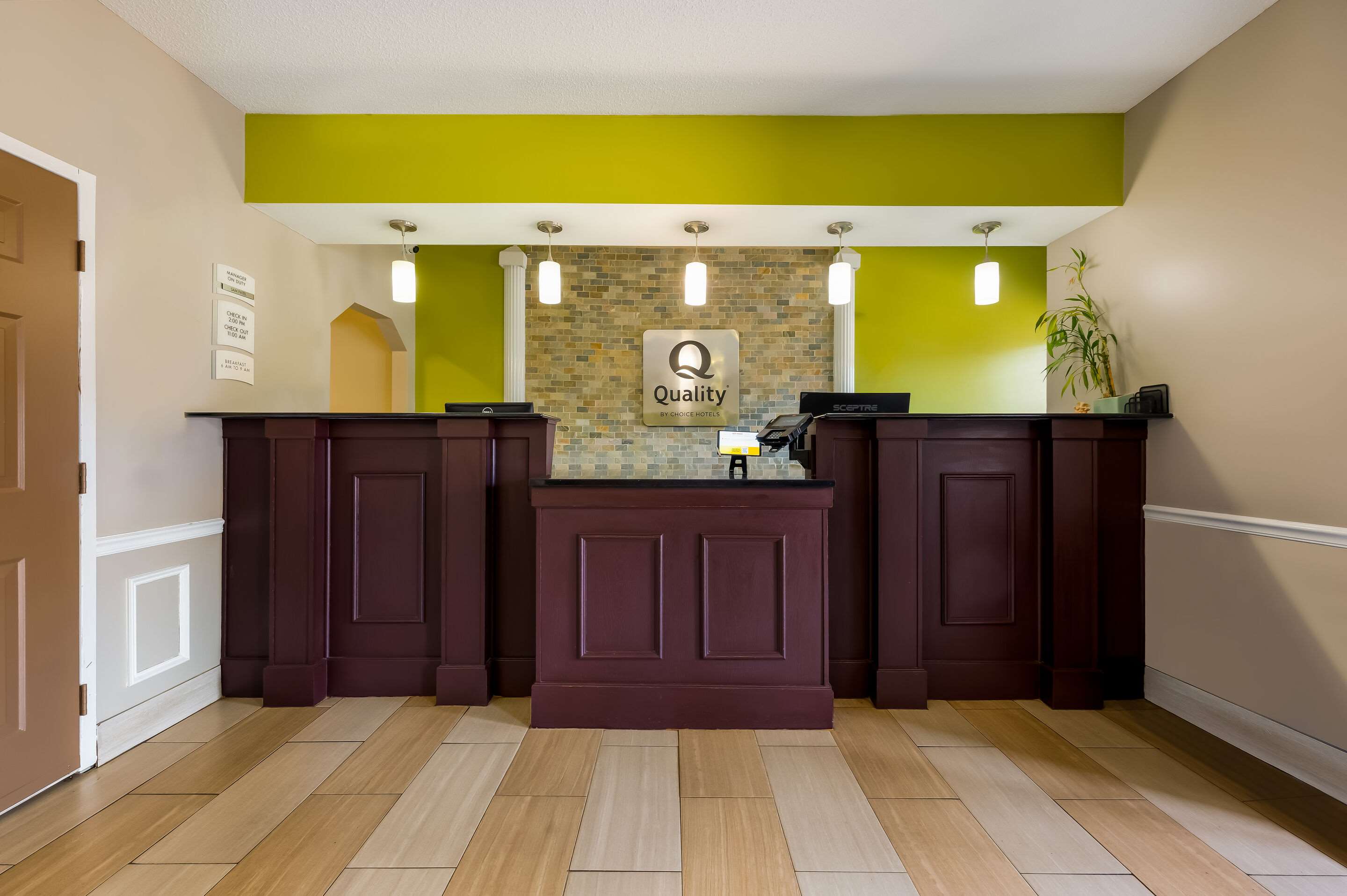 Front desk