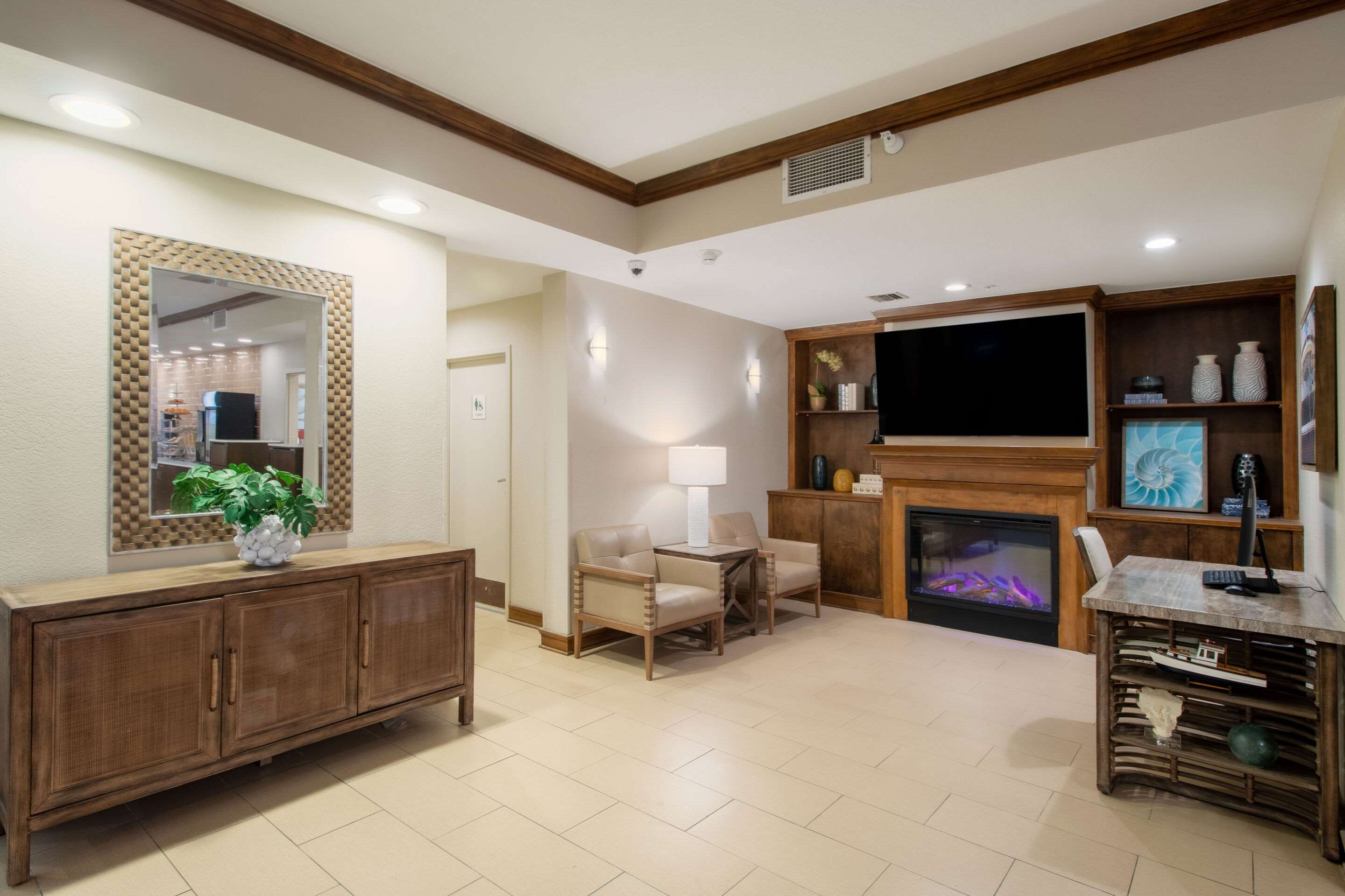 Hotel lobby