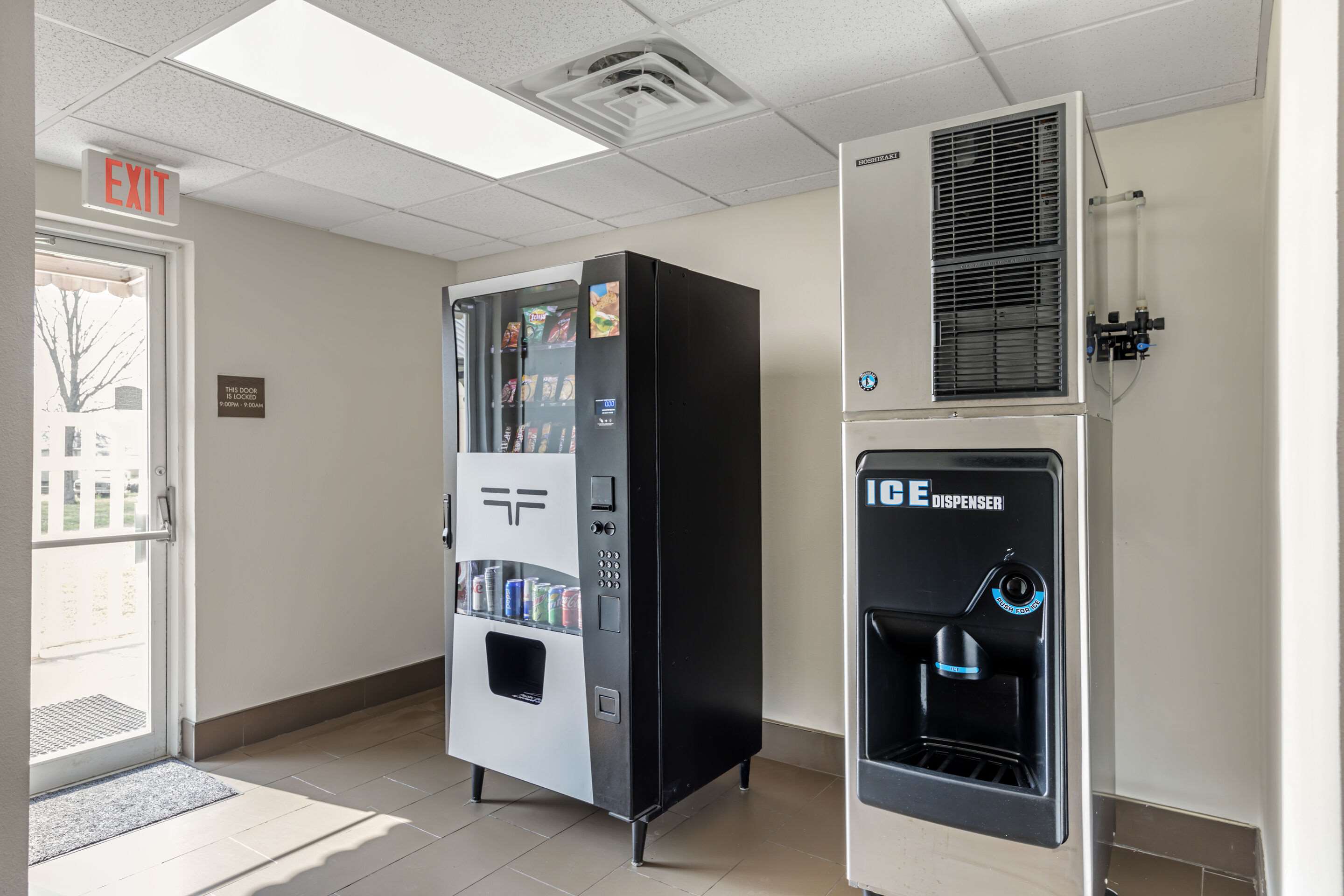 Hotel vending area