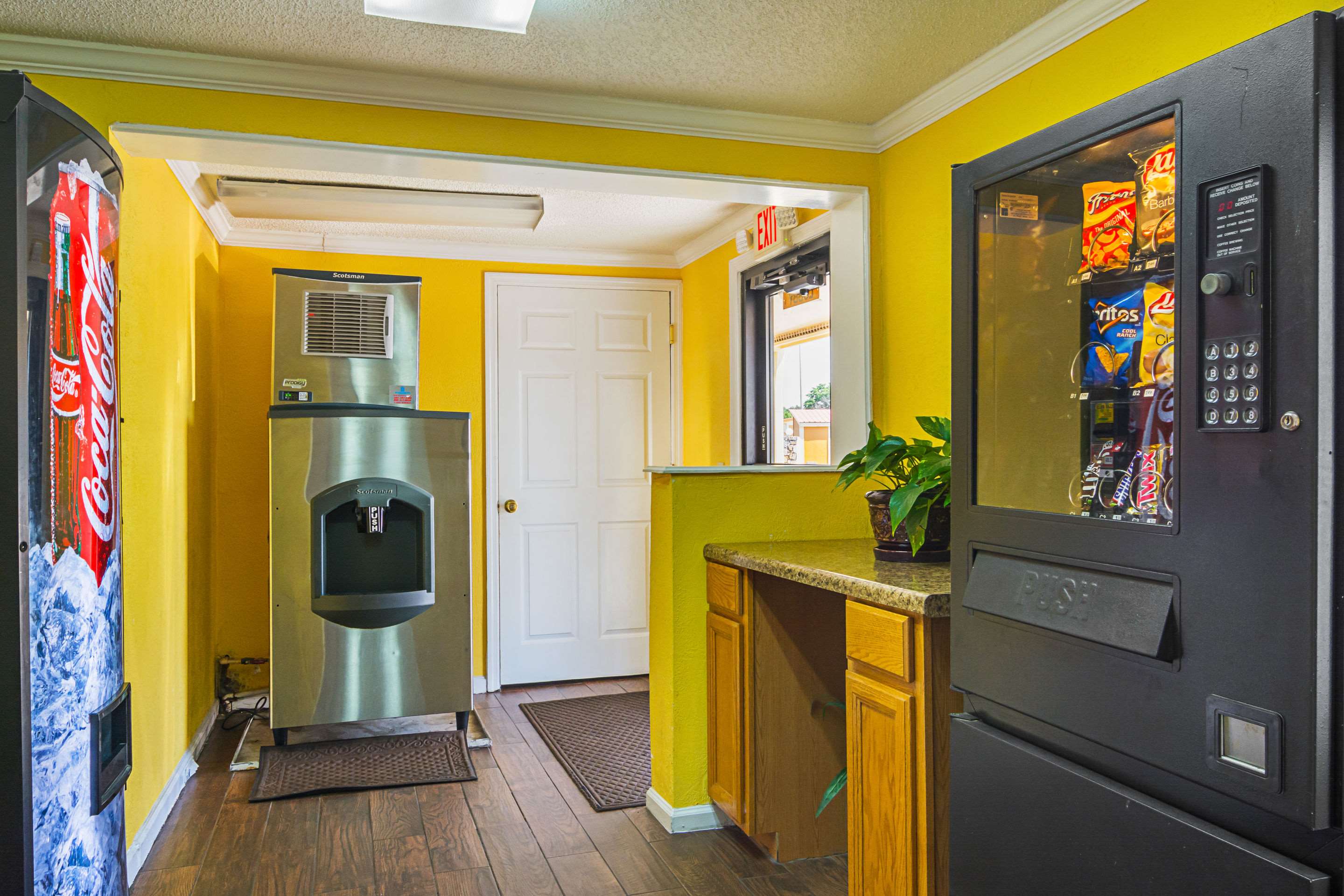 Hotel vending area