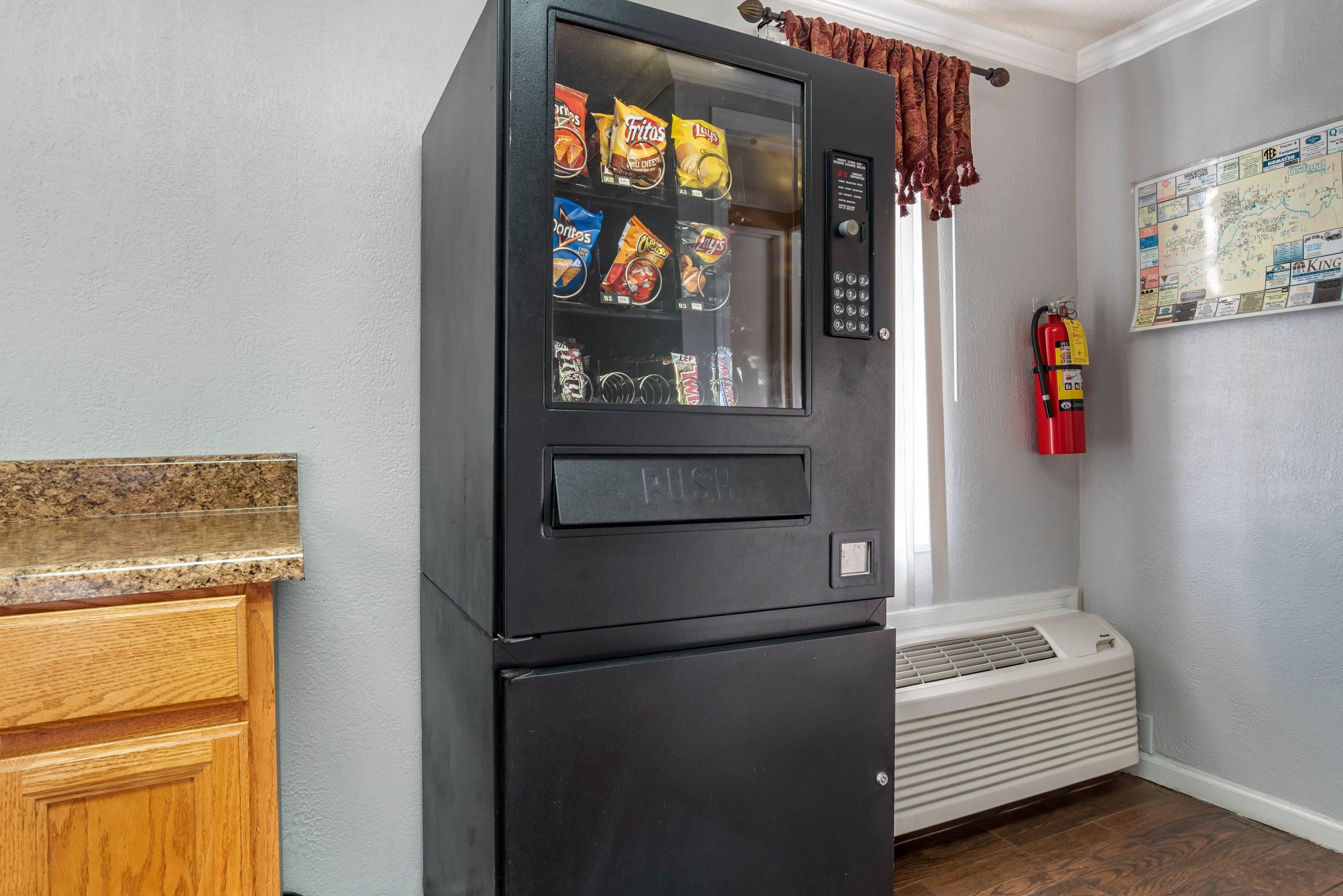 Hotel vending area