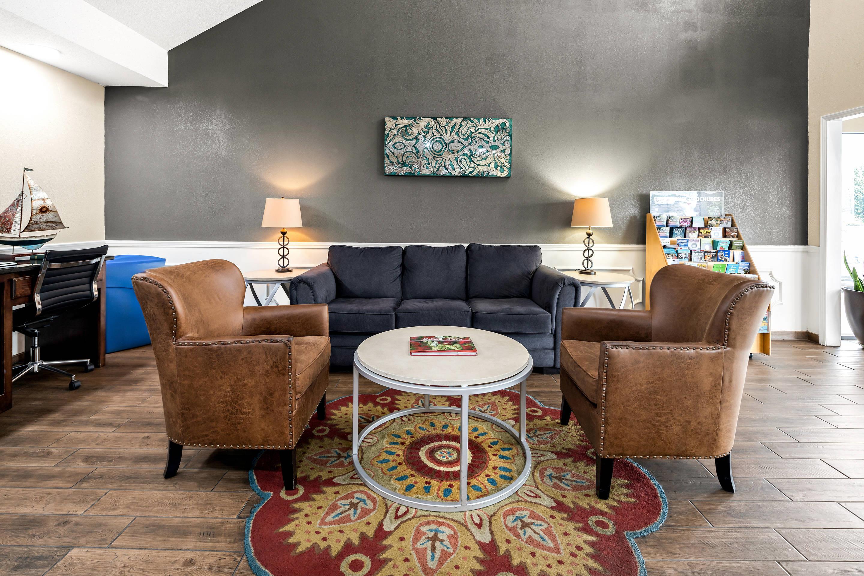 Lobby with sitting area