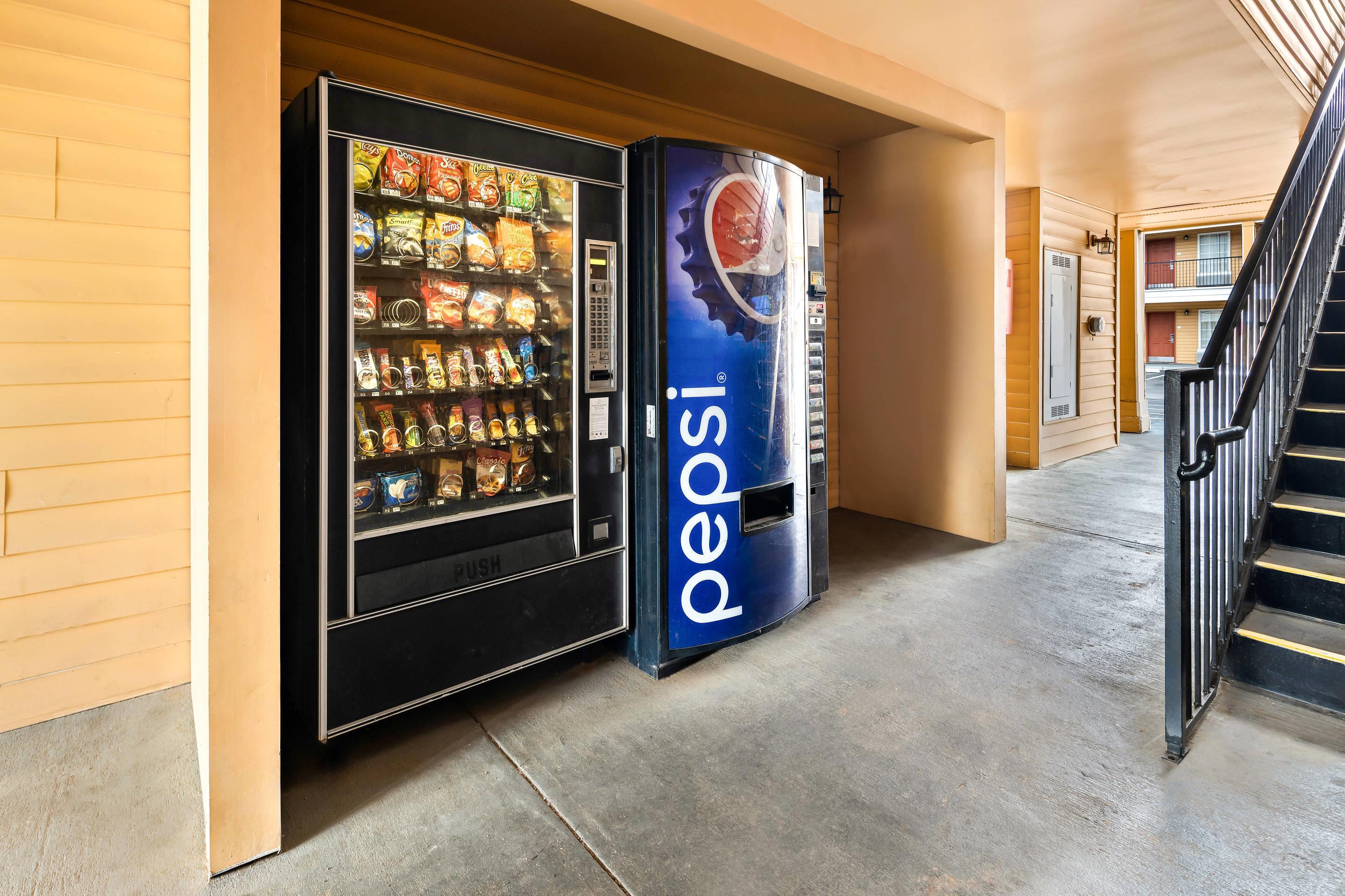 Hotel vending area