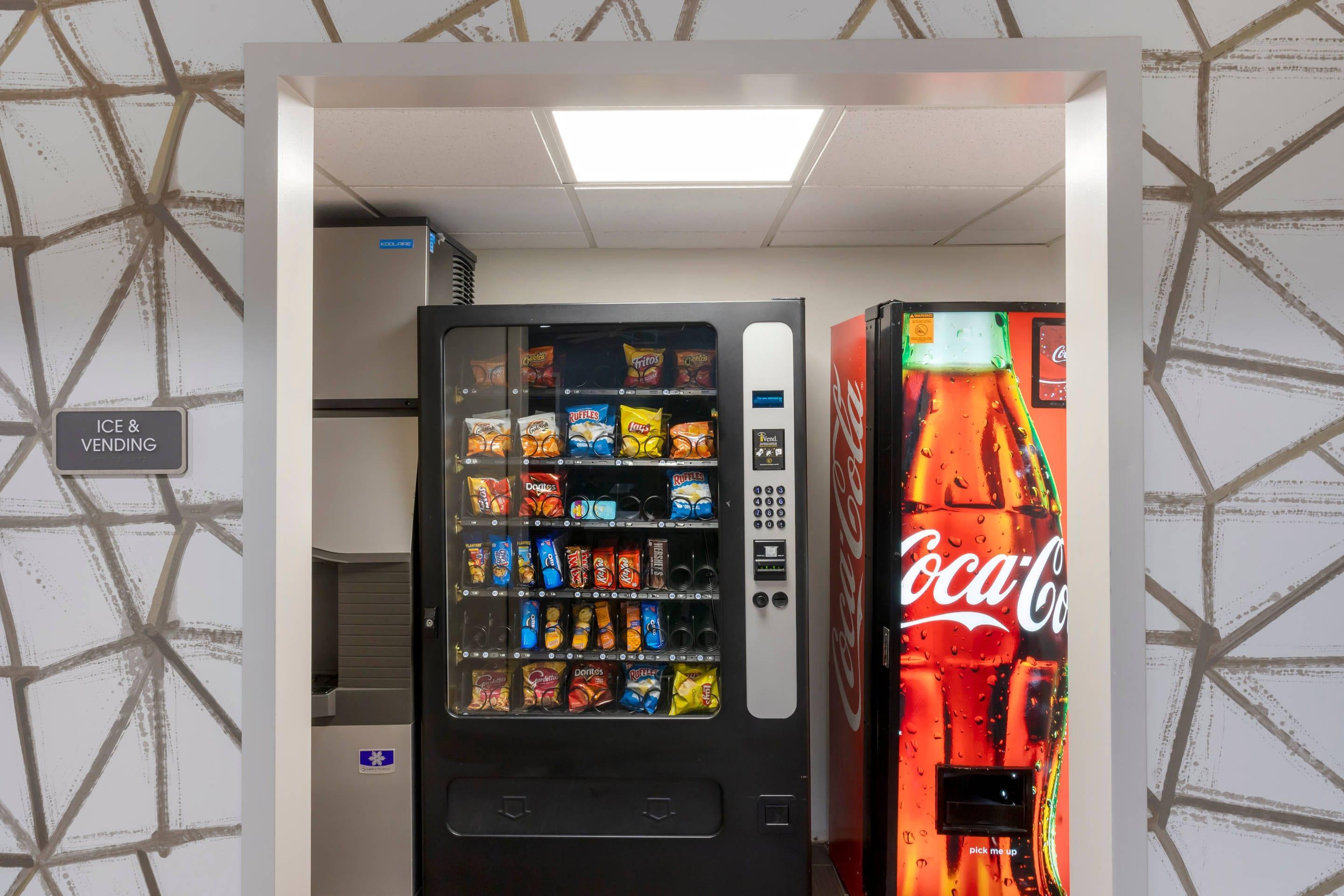 Hotel vending area