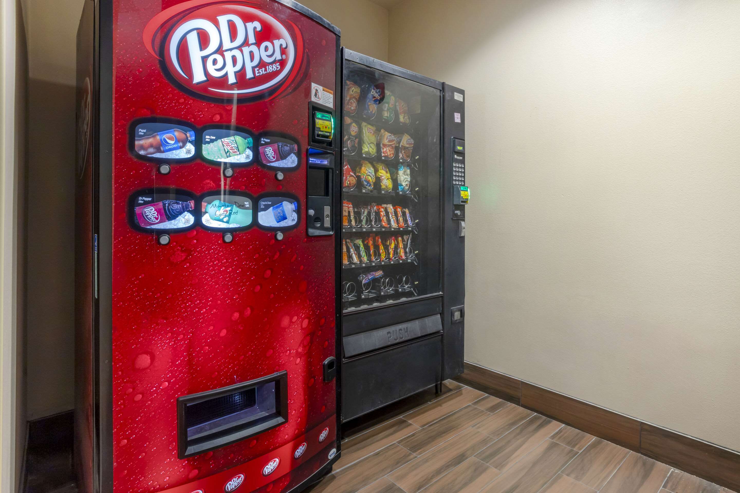 Hotel vending area