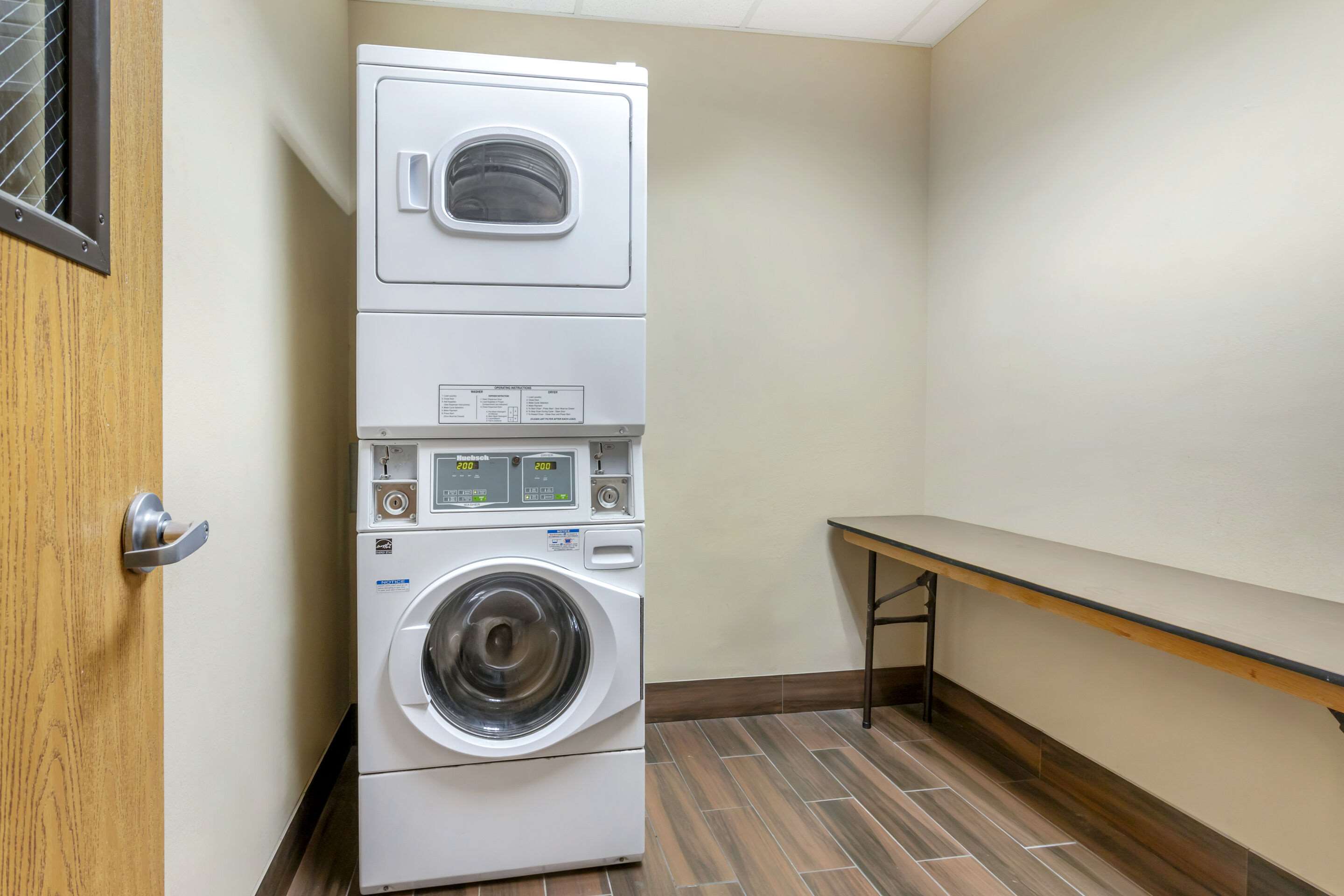 Guest laundry facilities