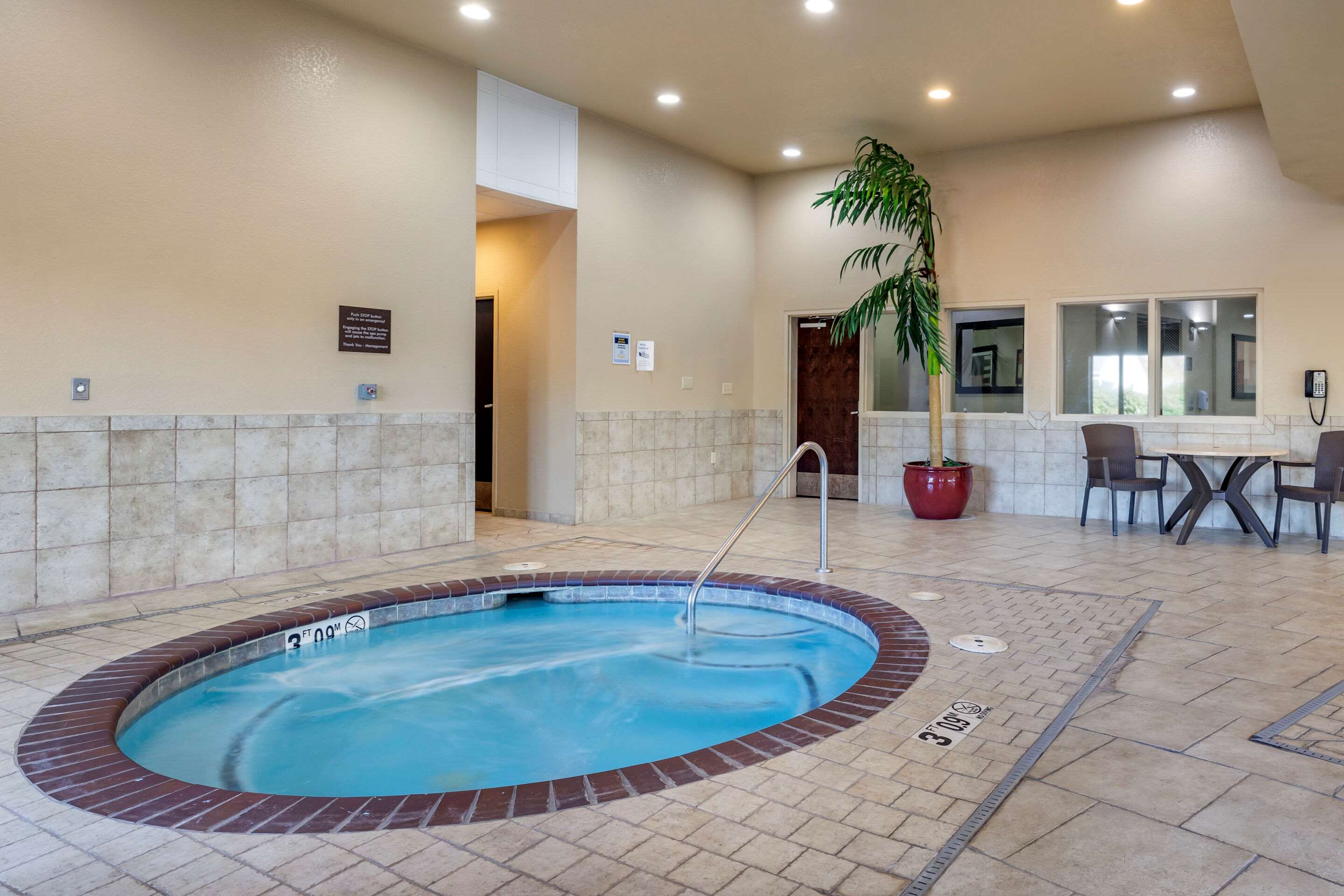Indoor hot tub
