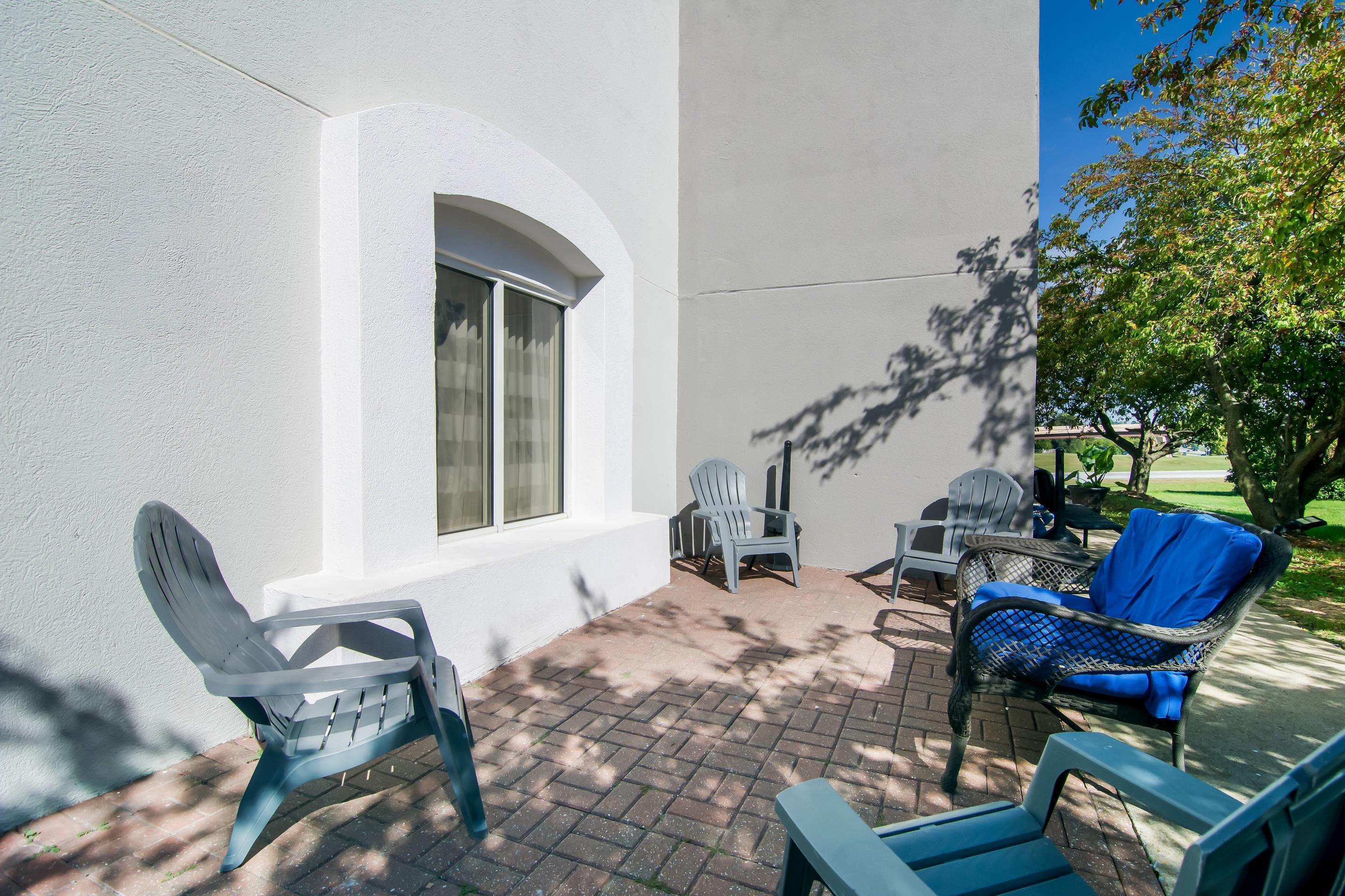 Hotel patio