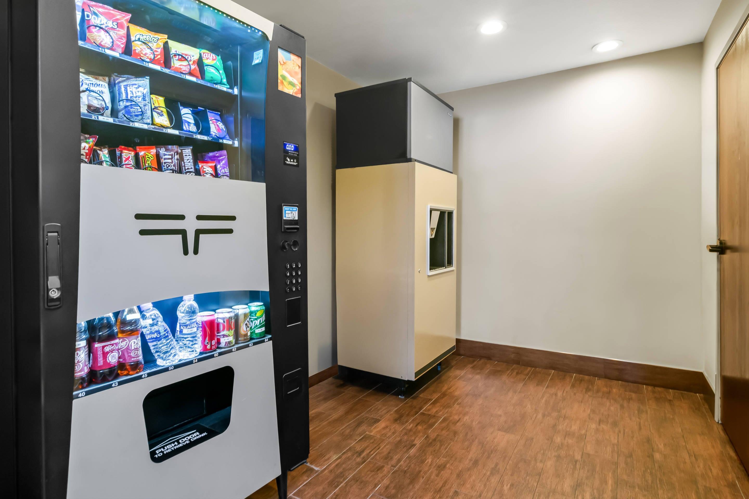 Hotel vending area