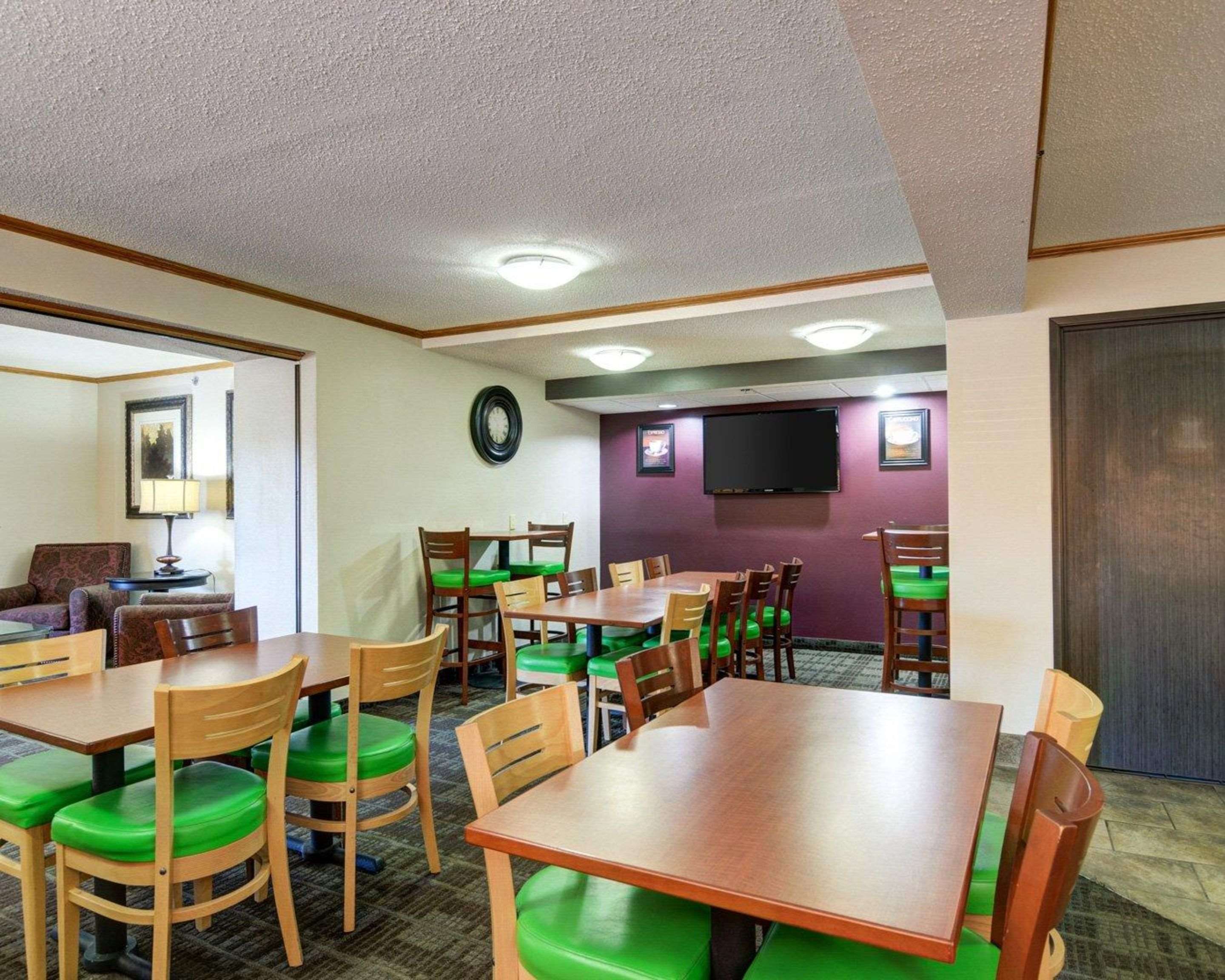 Spacious breakfast area