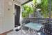 Guest room with compact patio