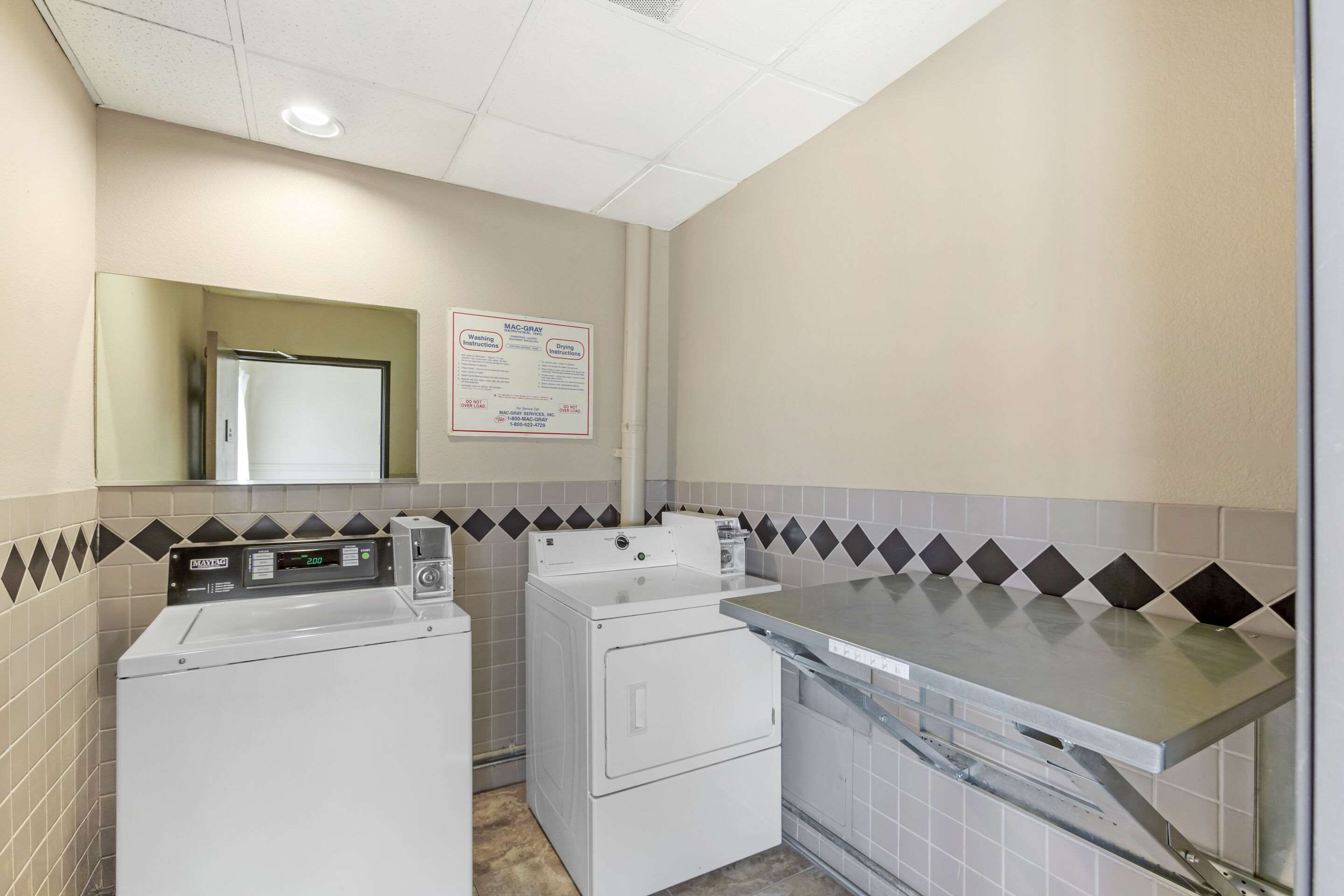 Guest laundry facilities