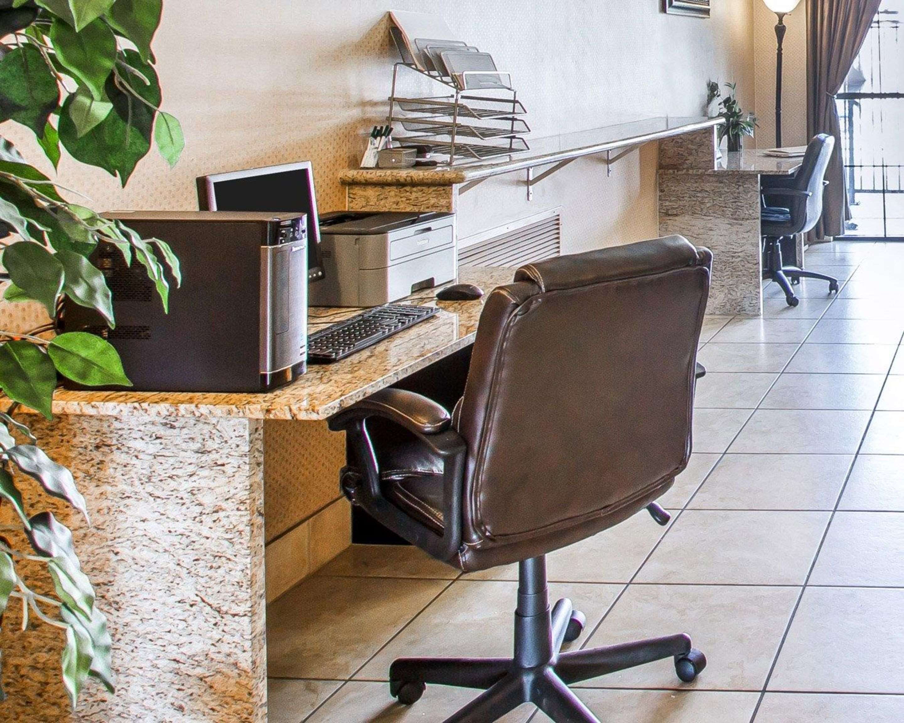 Business center with high-speed Internet access