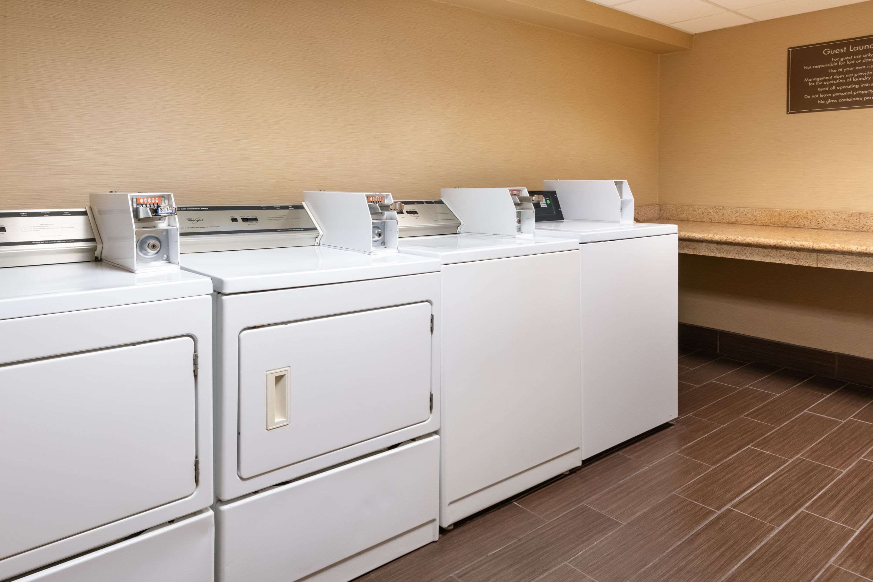 Guest laundry facilities