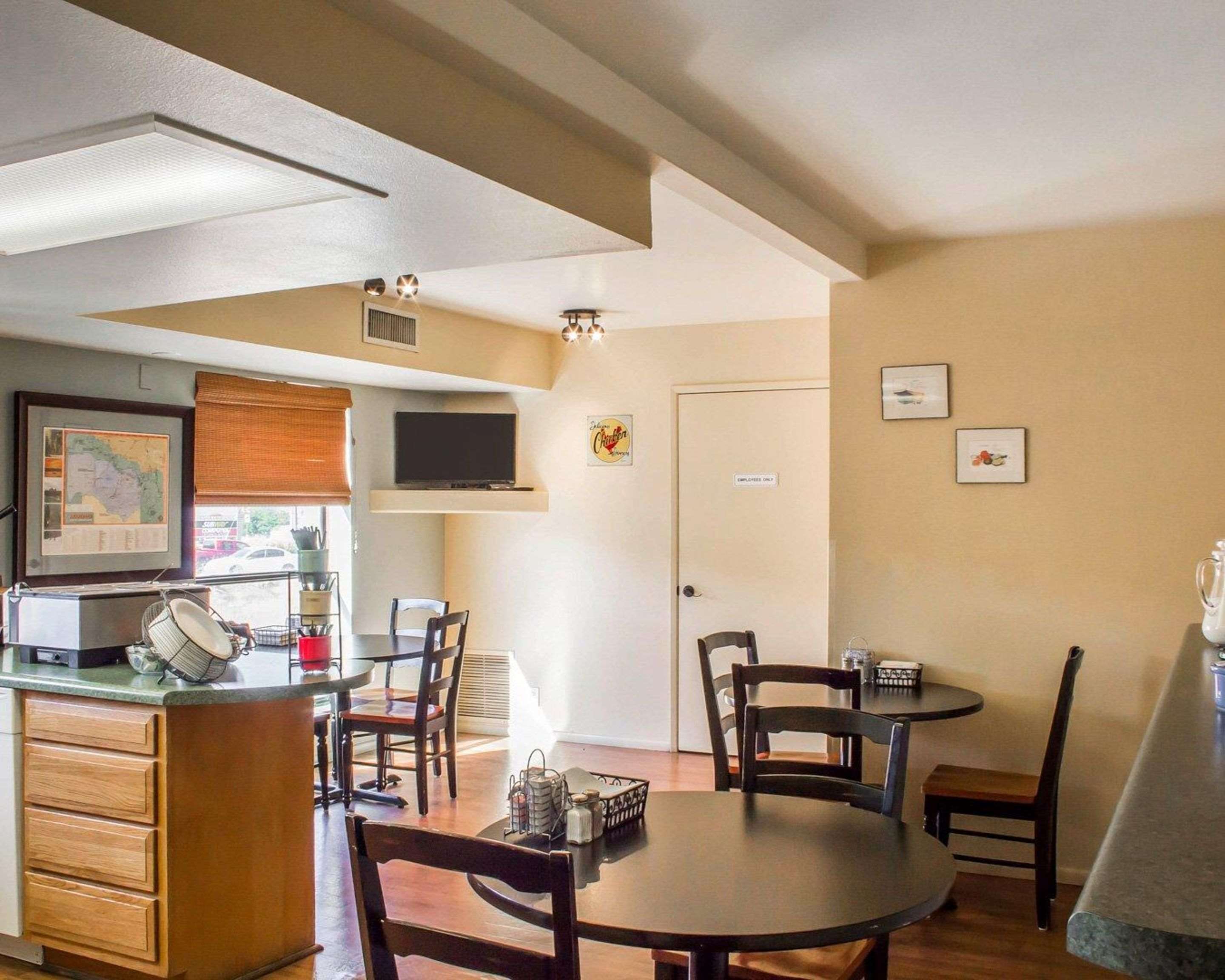 Enjoy breakfast in this seating area