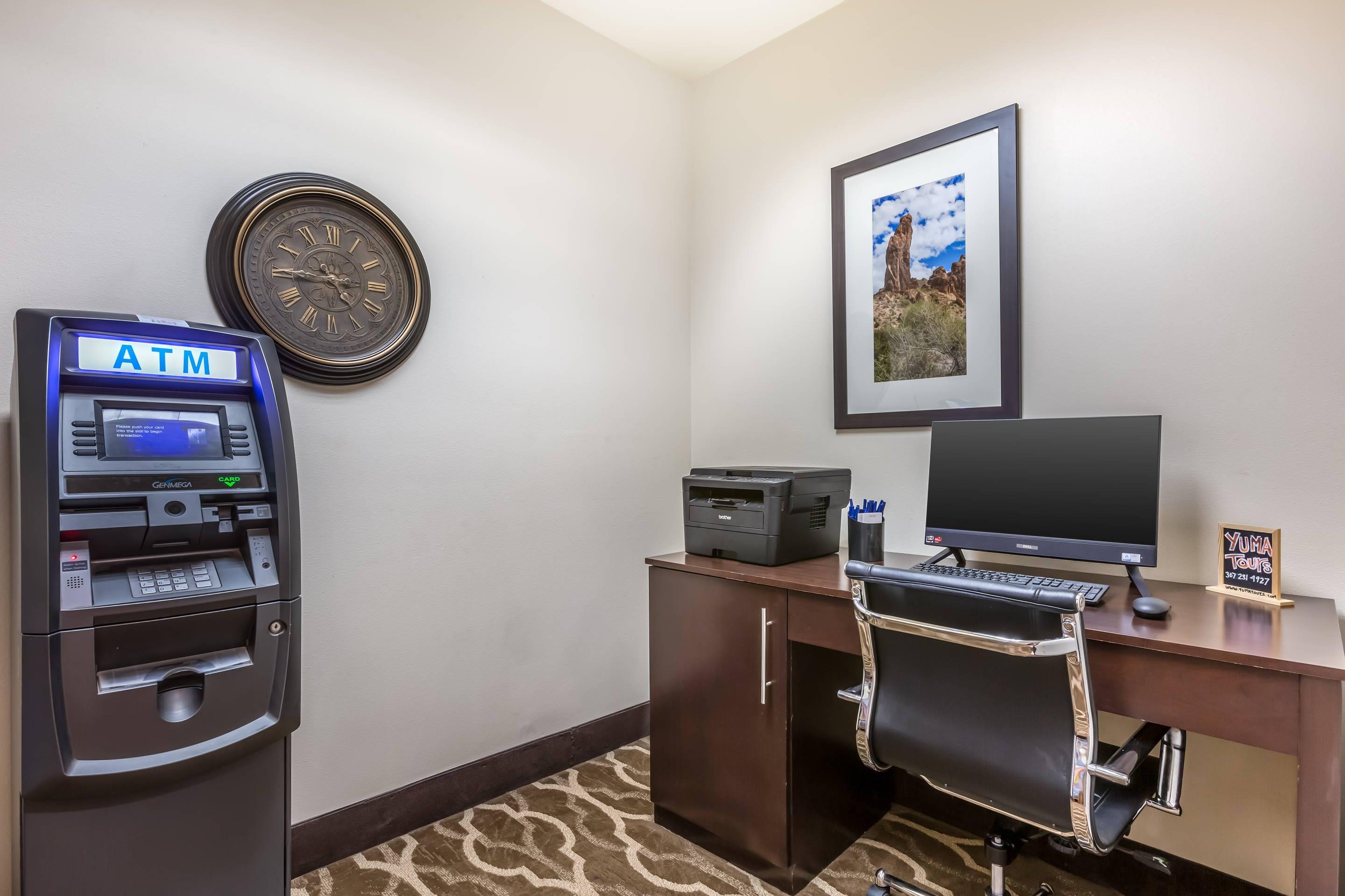 Computer in the lobby
