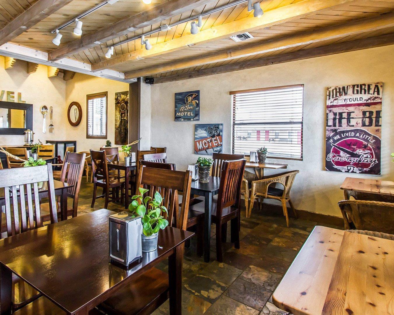 Spacious breakfast area