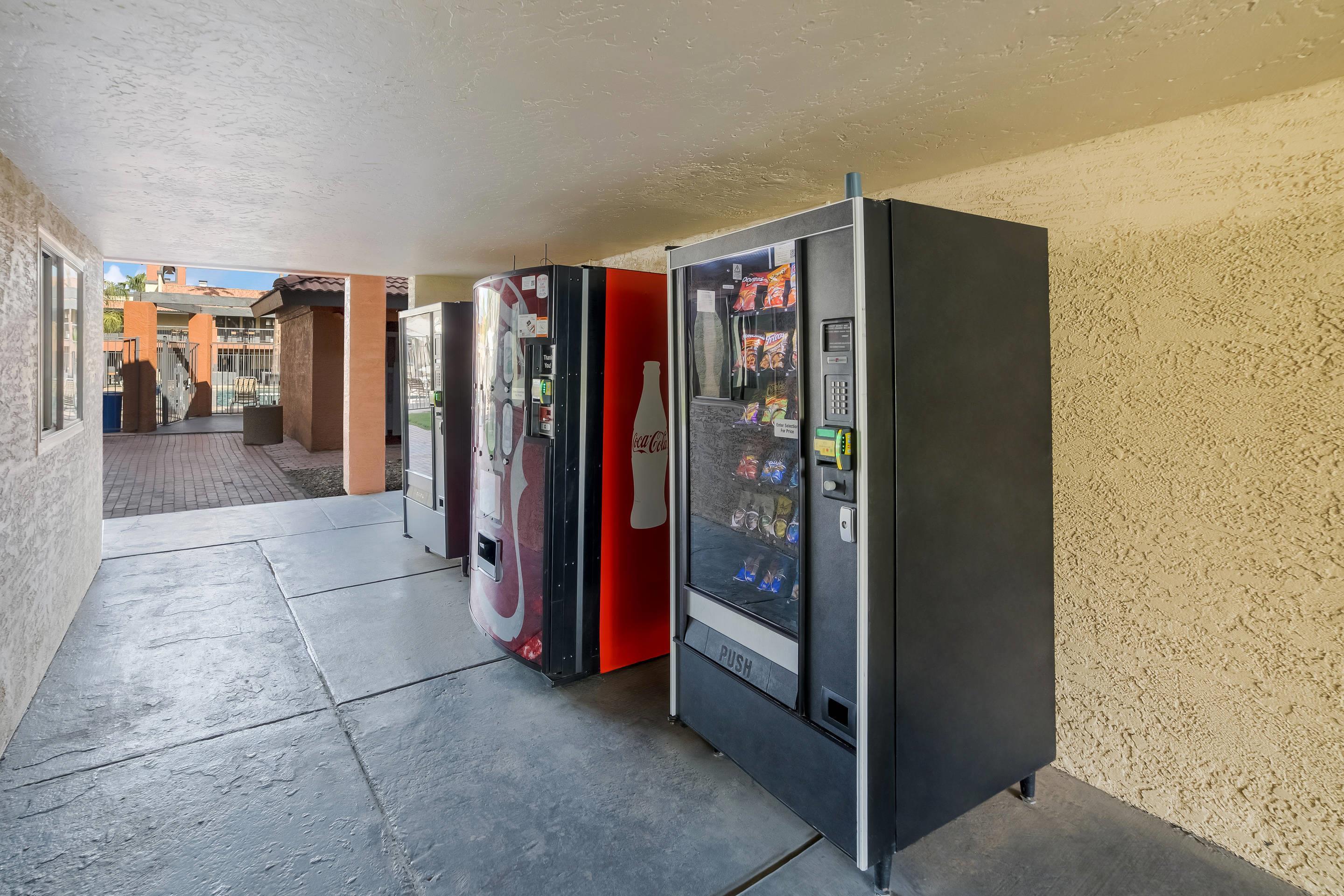 Hotel vending area