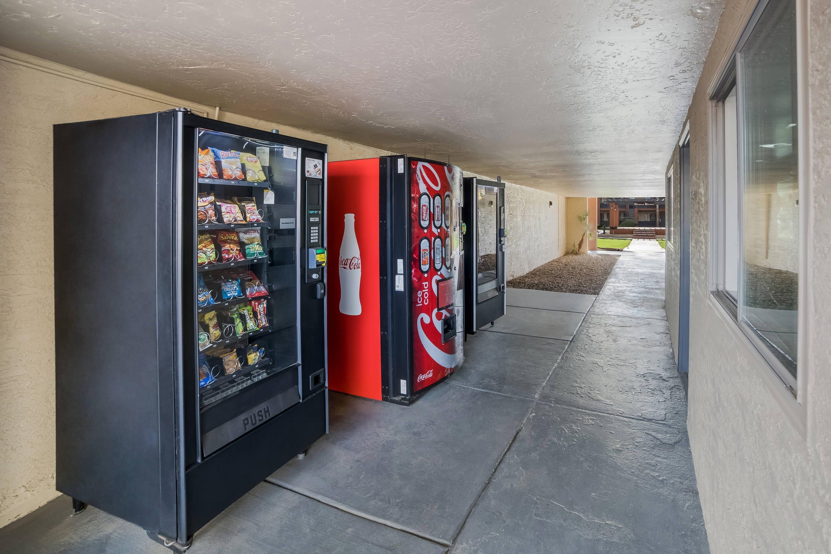 Hotel vending area