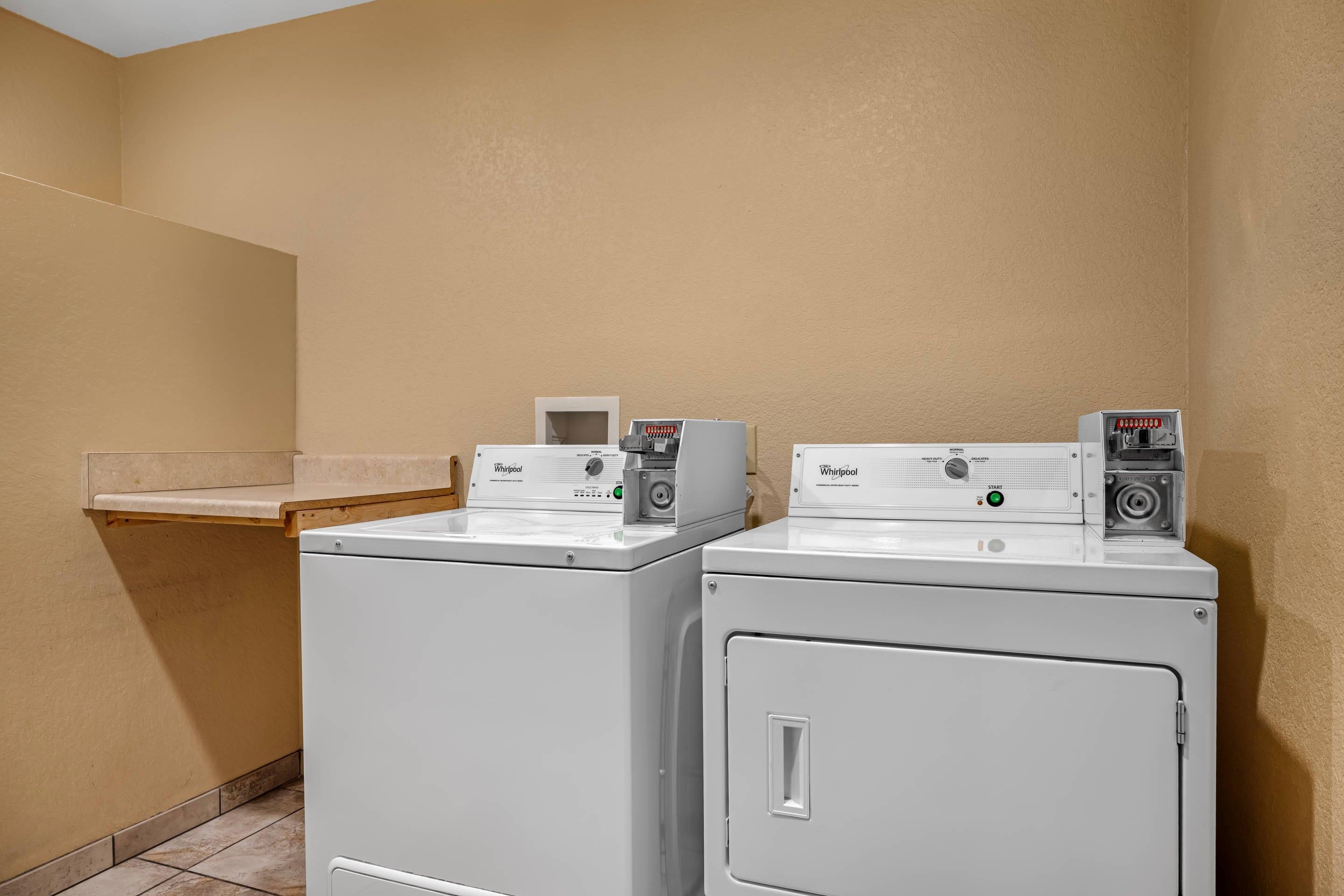 Guest laundry facilities