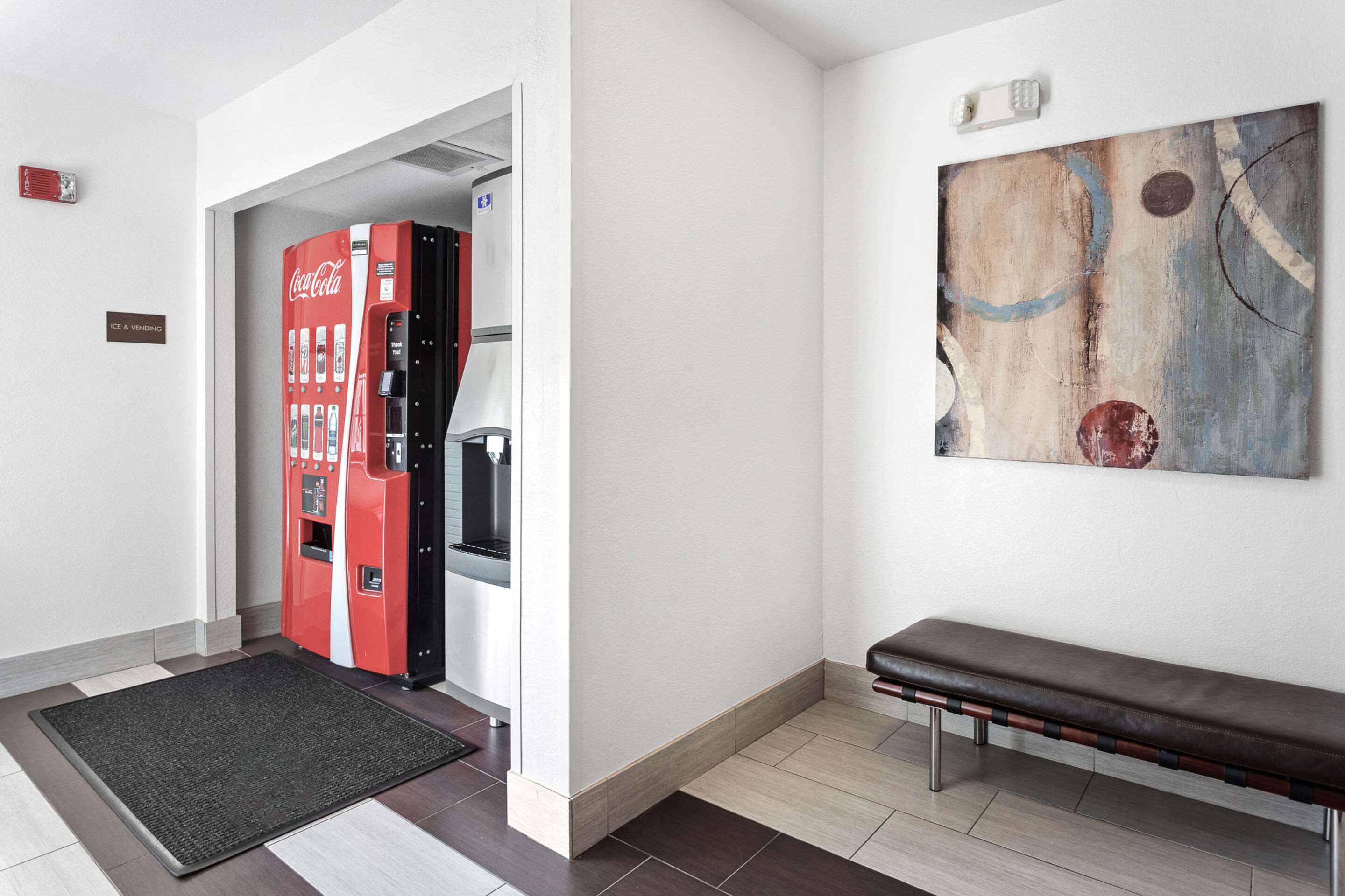 Hotel vending area