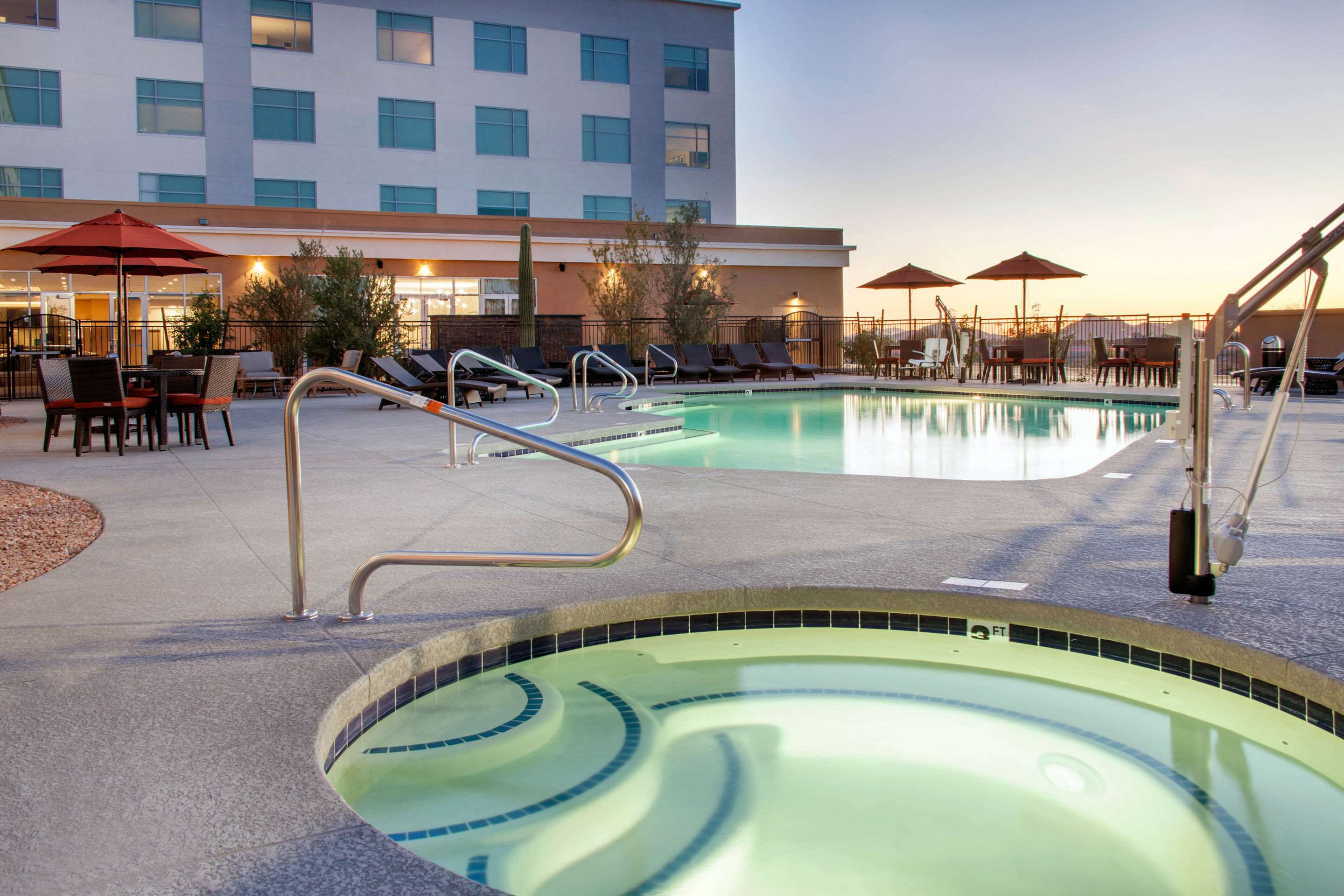 Outdoor hot tub | Cambria Hotel Phoenix - North Scottsdale