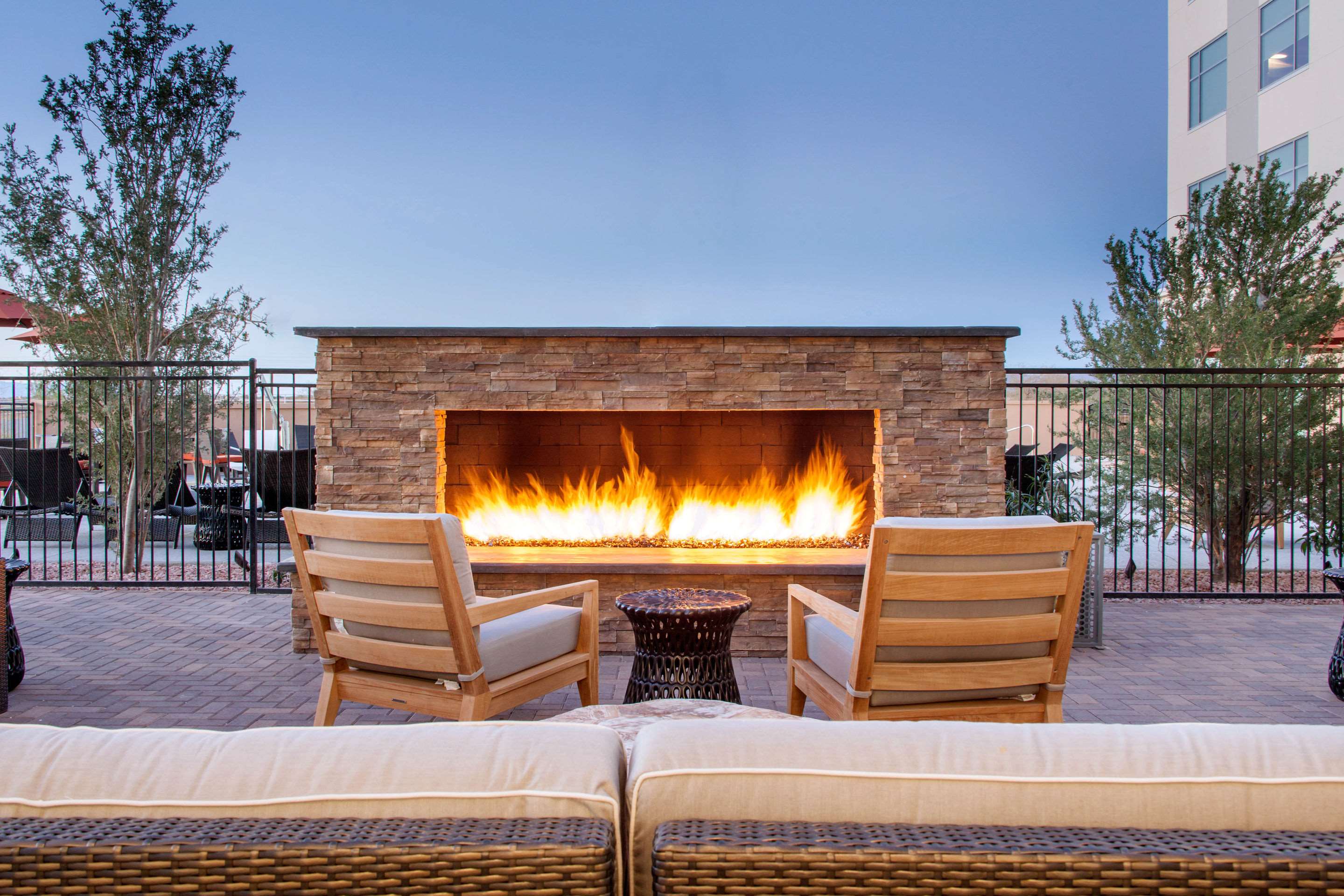 Relax on the hotel patio | Cambria Hotel Phoenix - North Scottsdale
