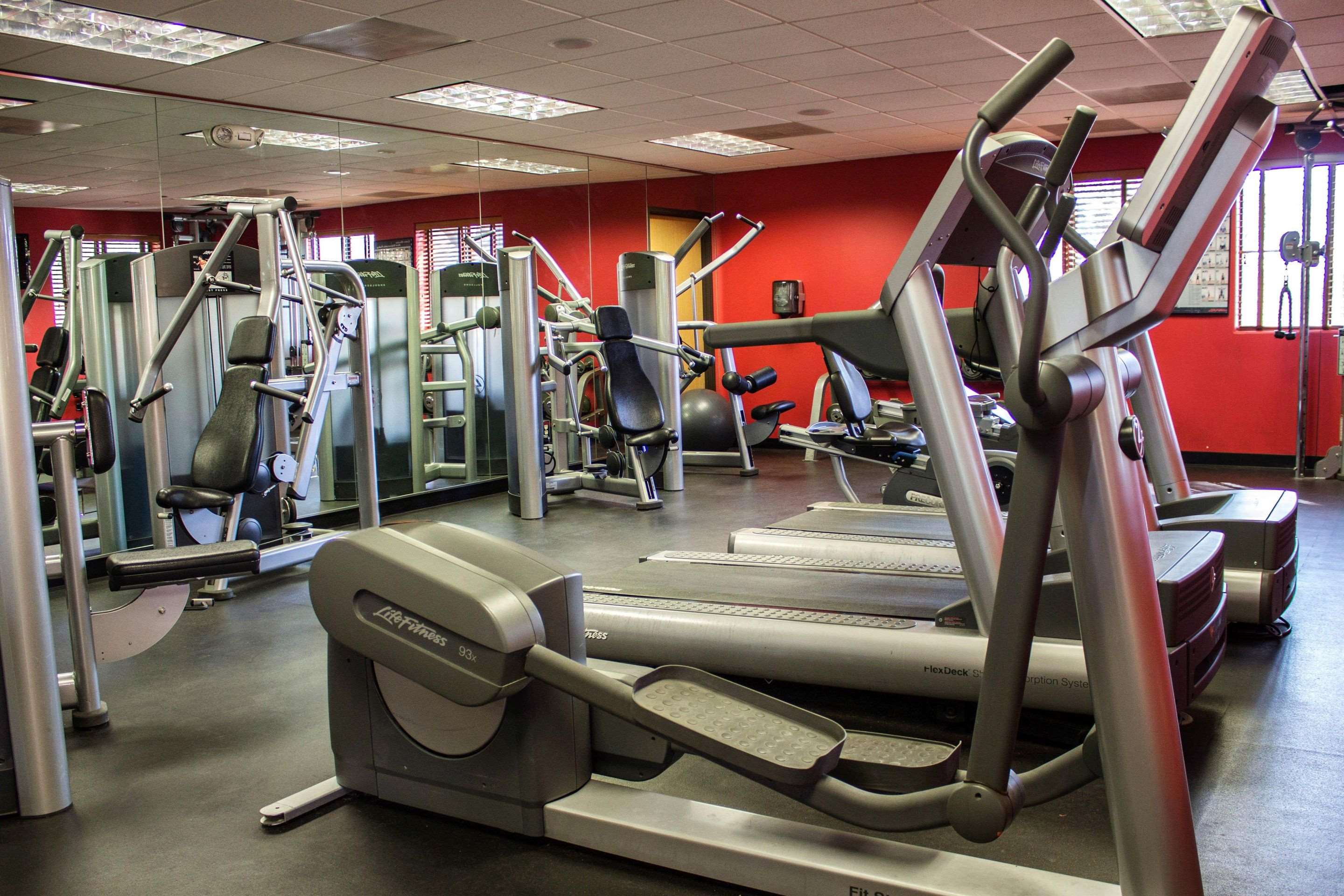Exercise room with cardio equipment and weights | Bluegreen Cibola Vista Resort and Spa, an Ascend Resort