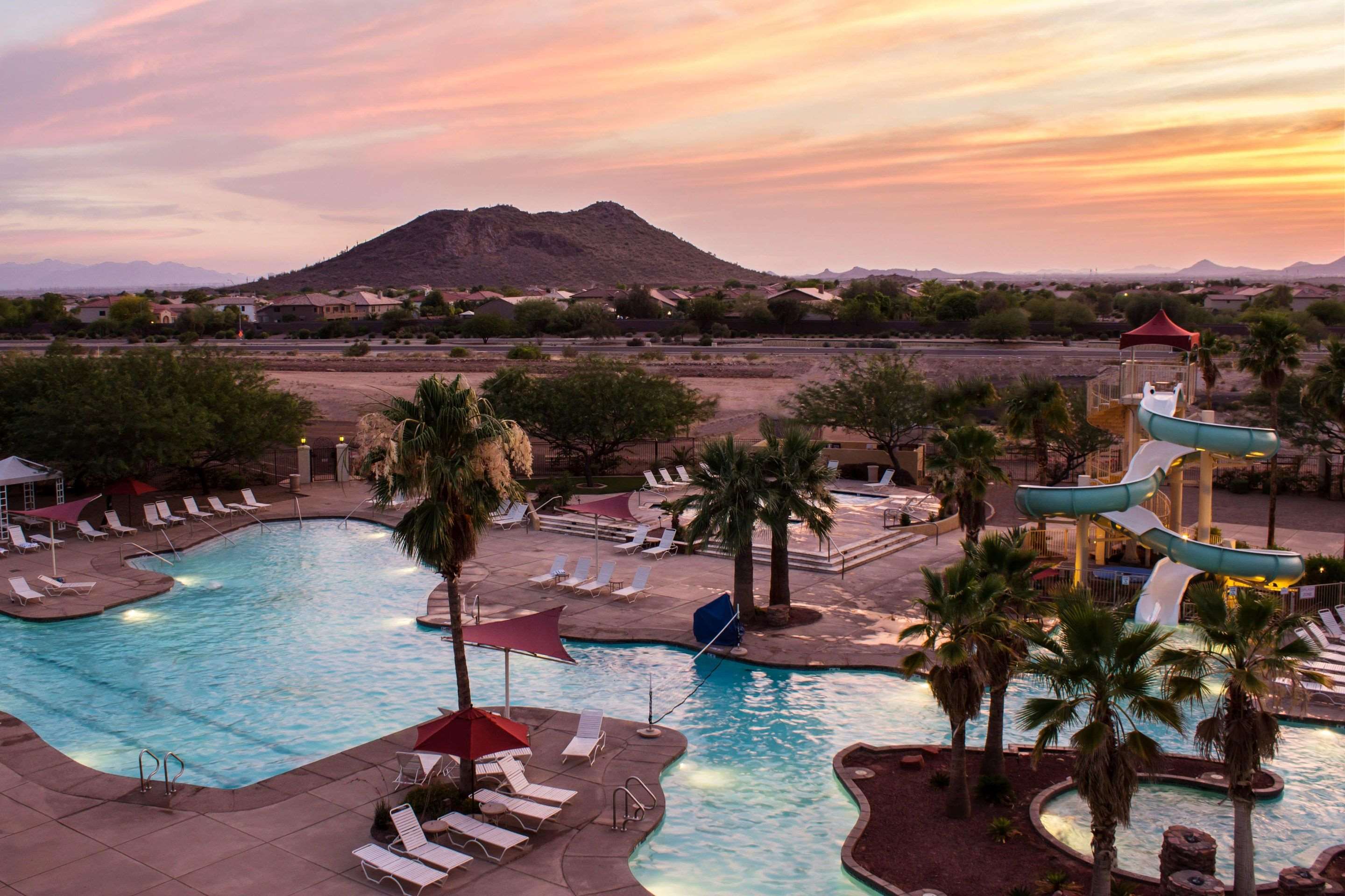 Outdoor pool with water slide | Bluegreen Cibola Vista Resort and Spa, an Ascend Resort