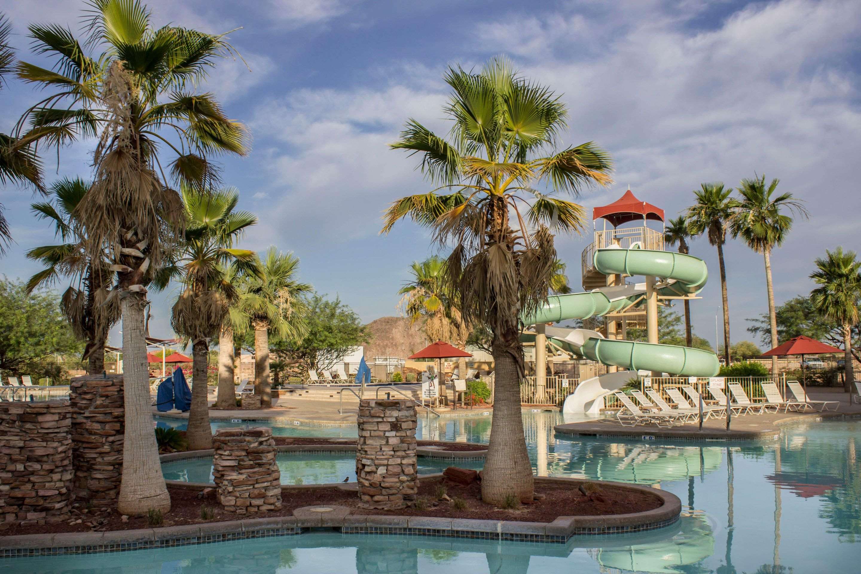 Outdoor pool with water slide | Bluegreen Cibola Vista Resort and Spa, an Ascend Resort