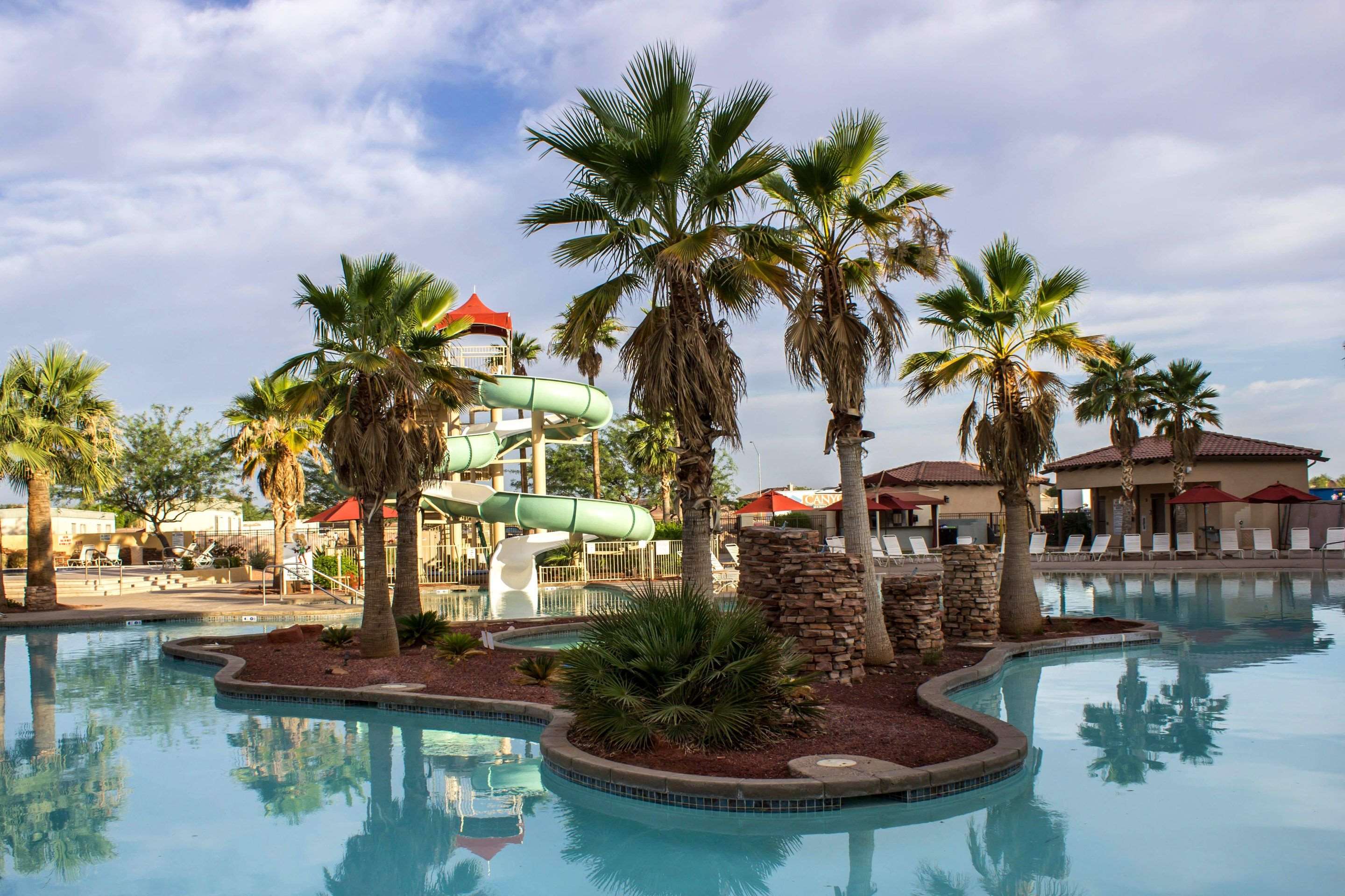 Outdoor pool with water slide | Bluegreen Cibola Vista Resort and Spa, an Ascend Resort