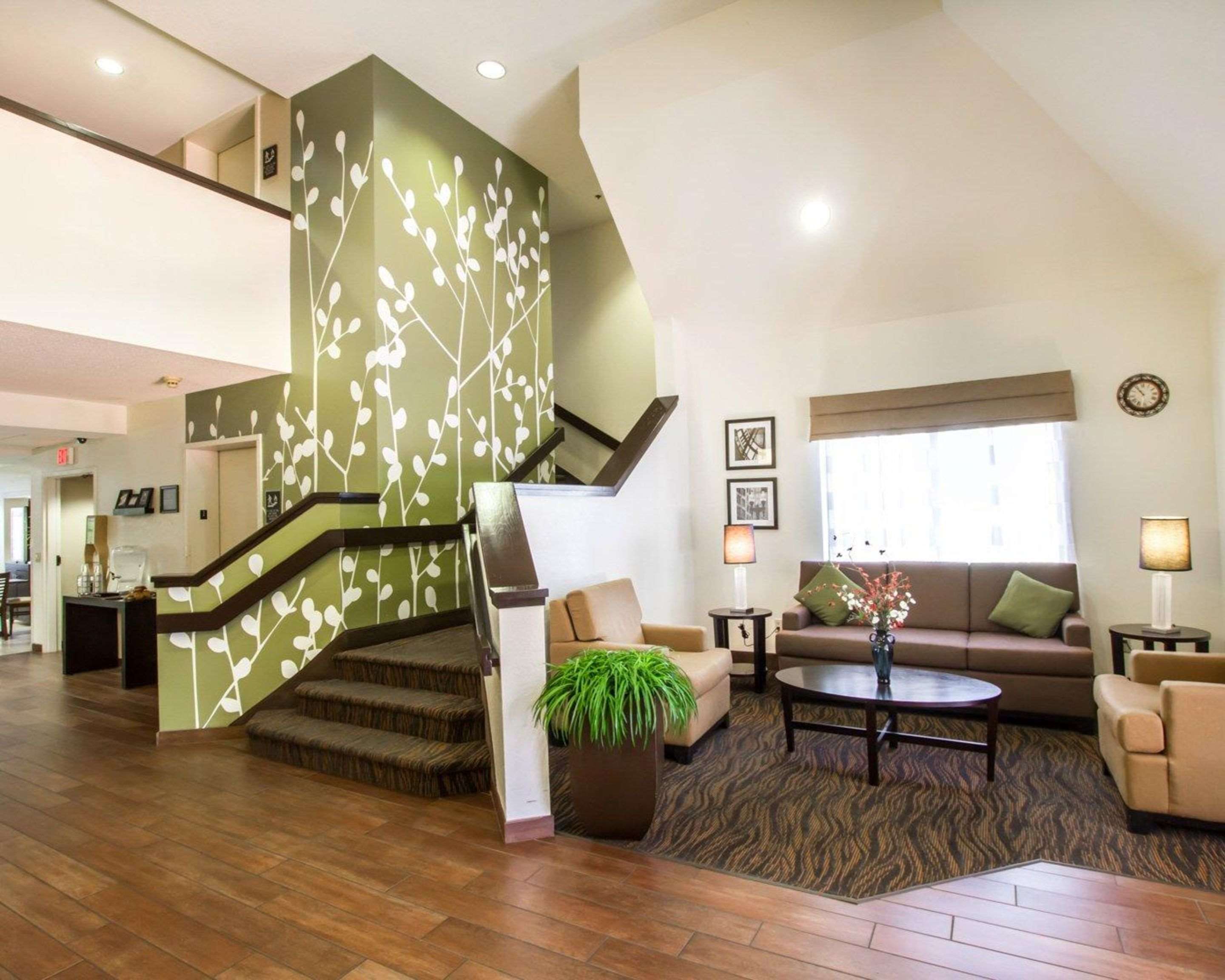 Spacious lobby