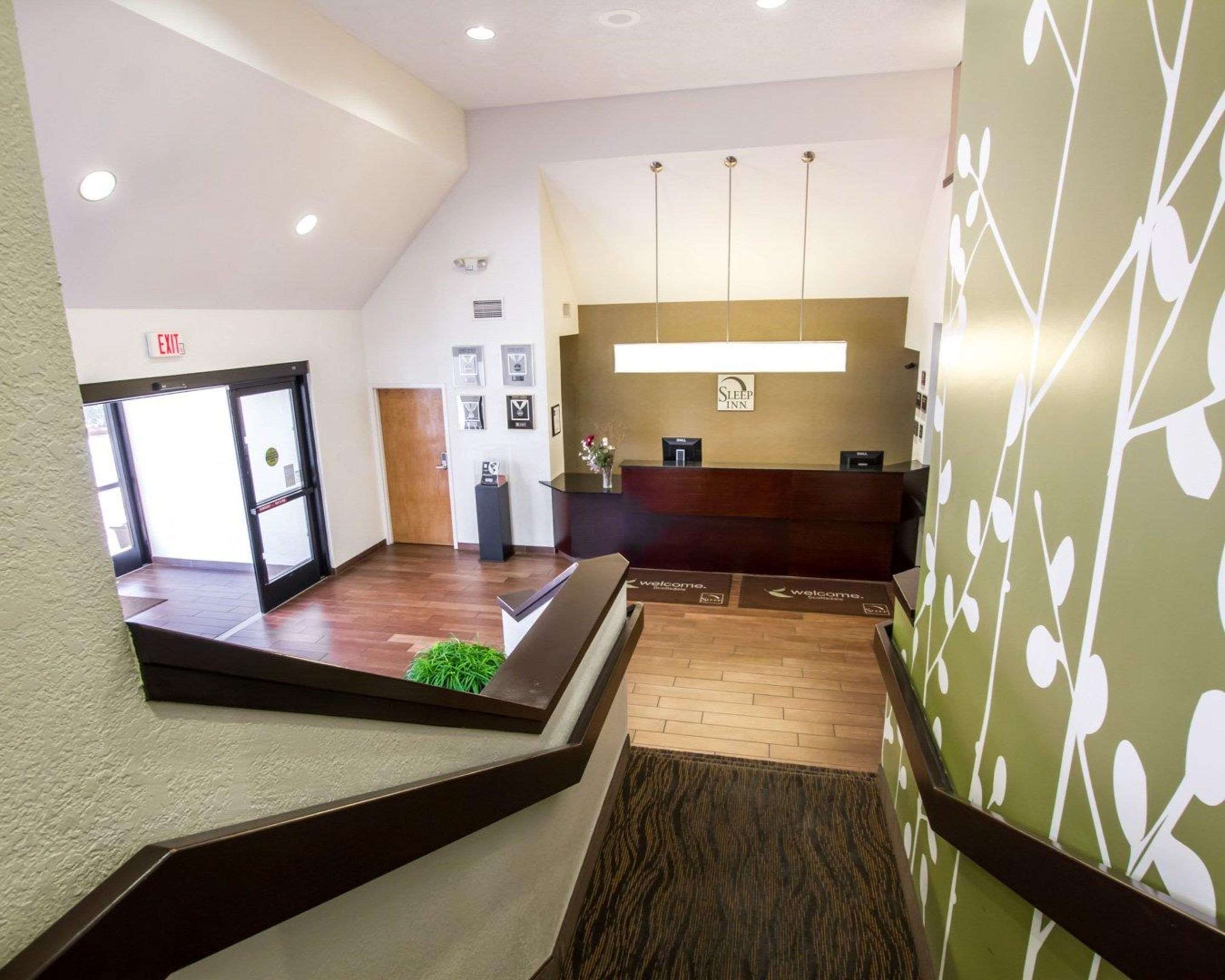 Spacious lobby