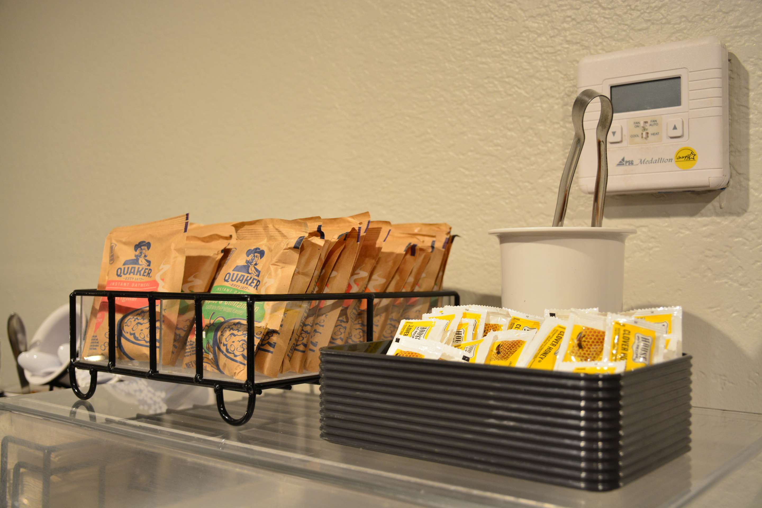 Assorted breakfast items | Comfort Inn & Suites Moreno Valley near March Air Reserve Base